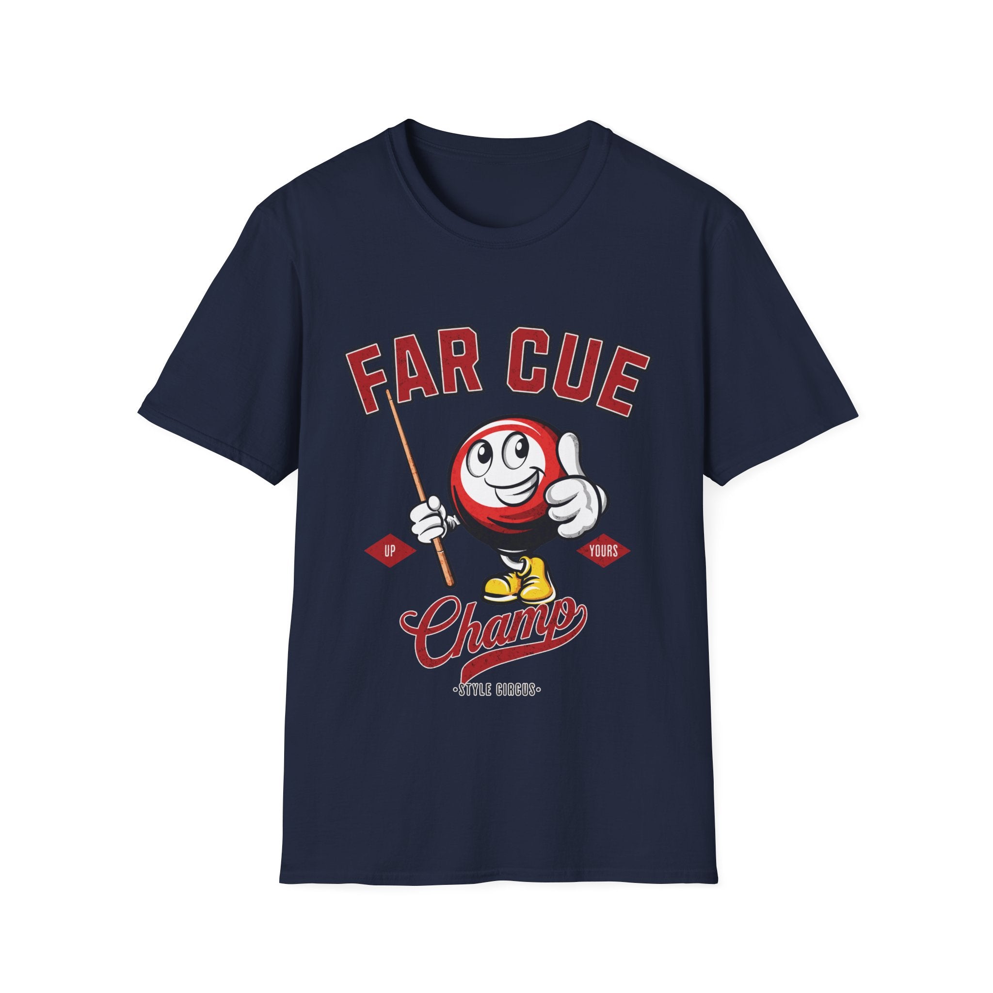 Far Cue Champ Billiards T-Shirt