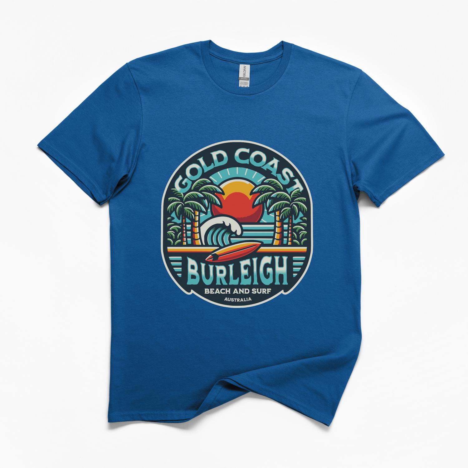 Burleigh Beach Gold Coast T-Shirt