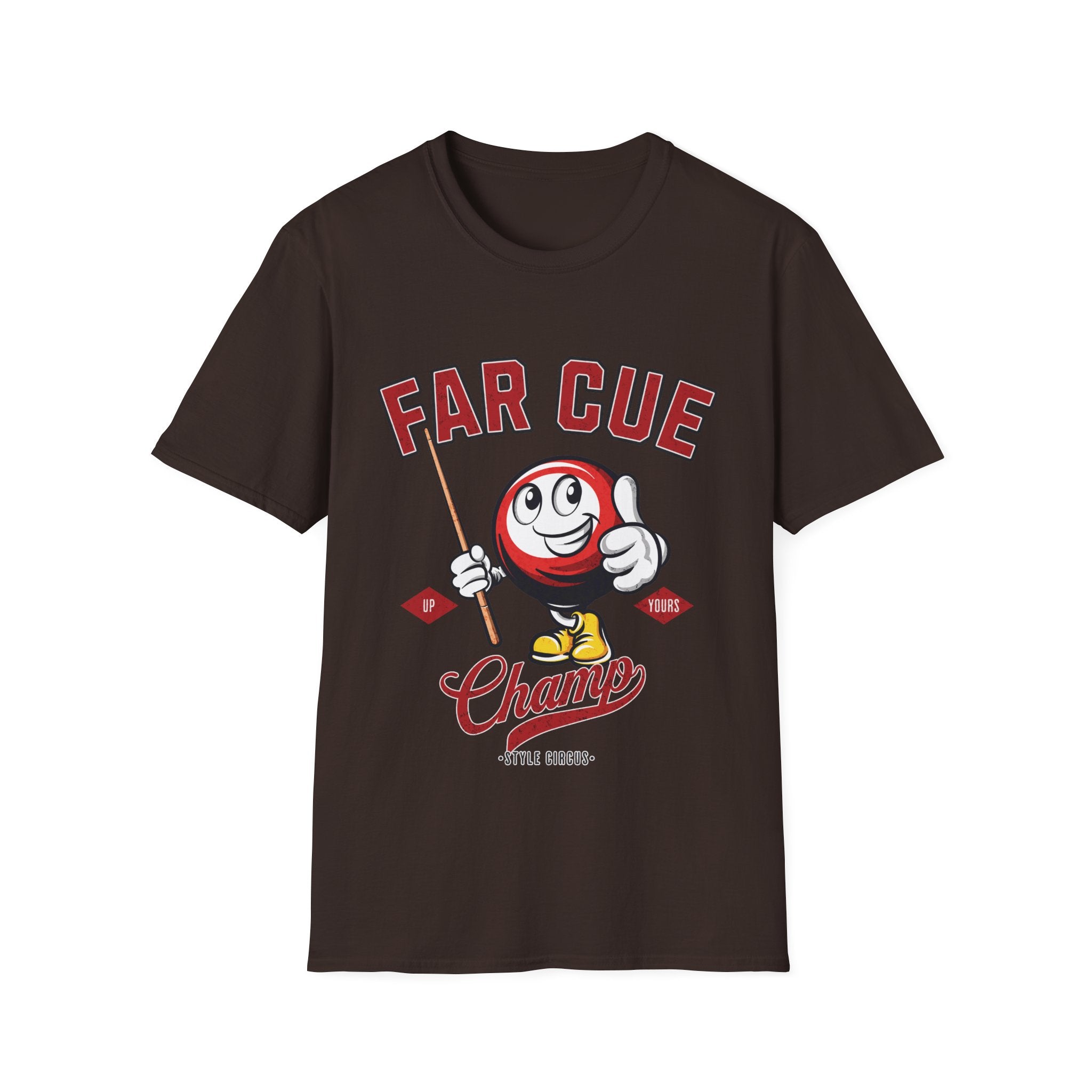 Far Cue Champ Billiards T-Shirt