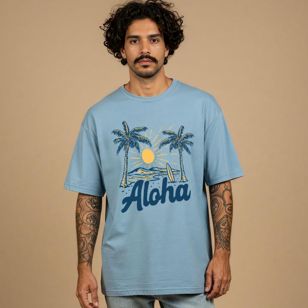 Aloha Summer Beach T-Shirt - Style Circus
