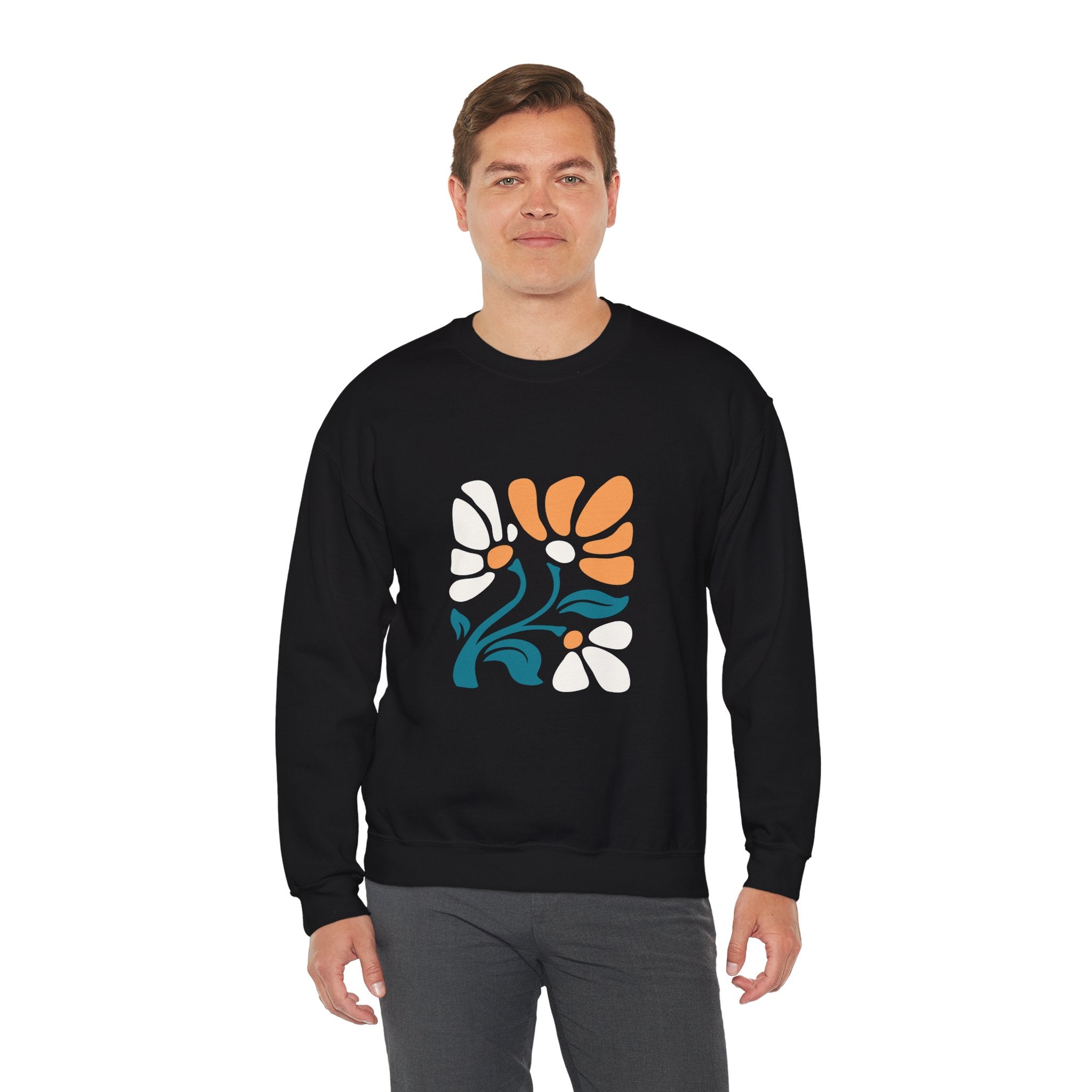 Always Rise Like a Bloom Unisex Sweatshirt - Style Circus#color_black
