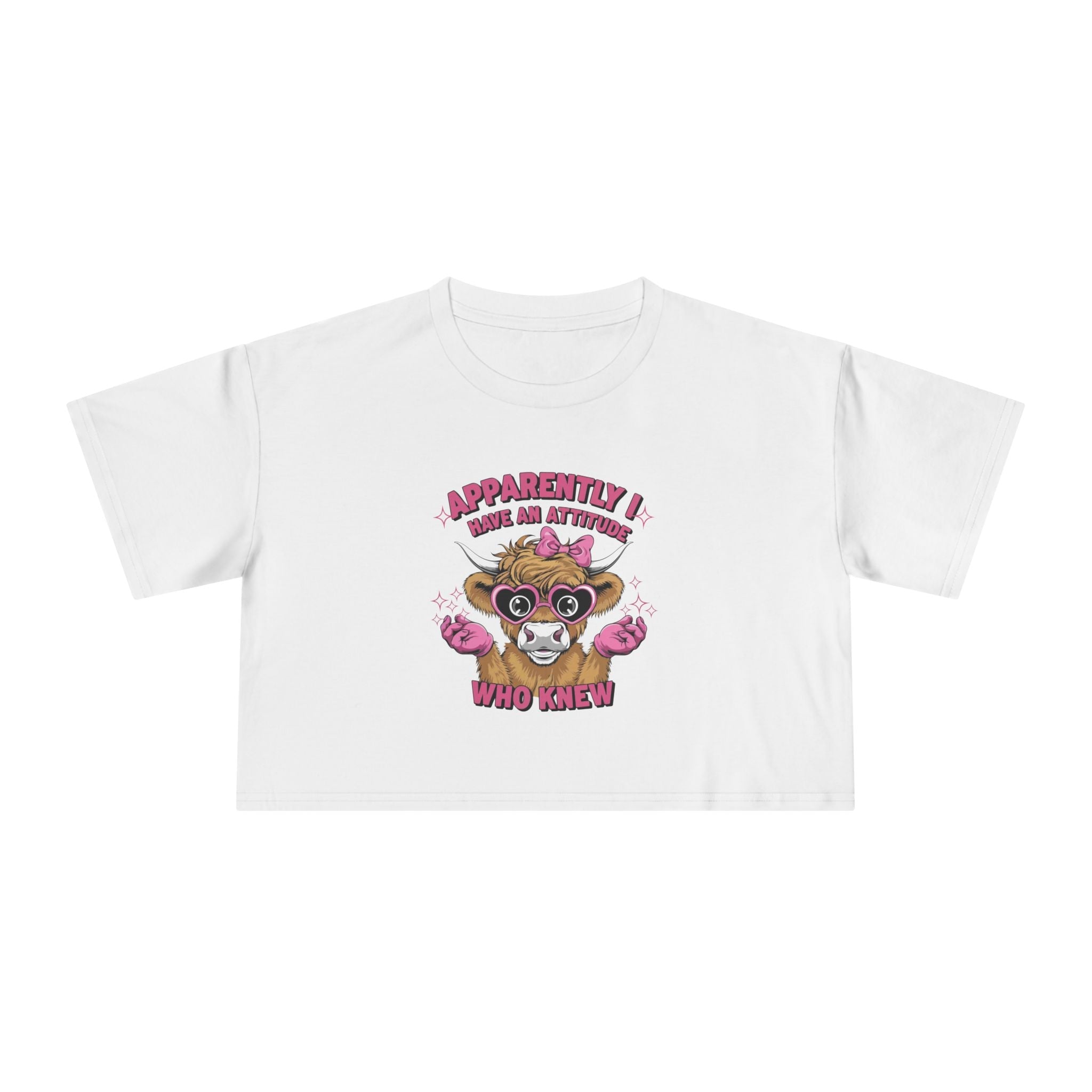 Apparently I Have an Attitude Crop Tee