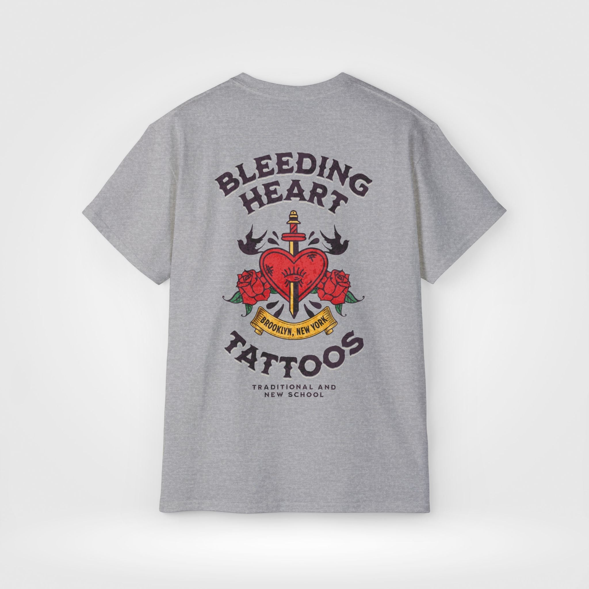 Bleeding Heart Tattoo Urban Wear T-Shirt - Style Circus