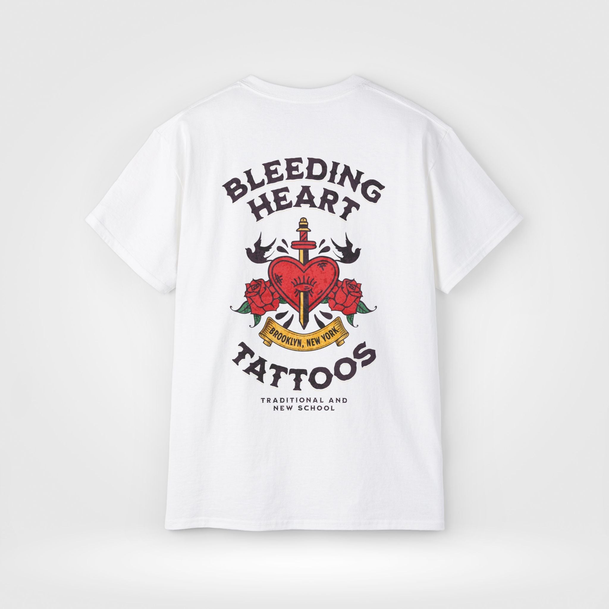 Bleeding Heart Tattoo Urban Wear T-Shirt - Style Circus