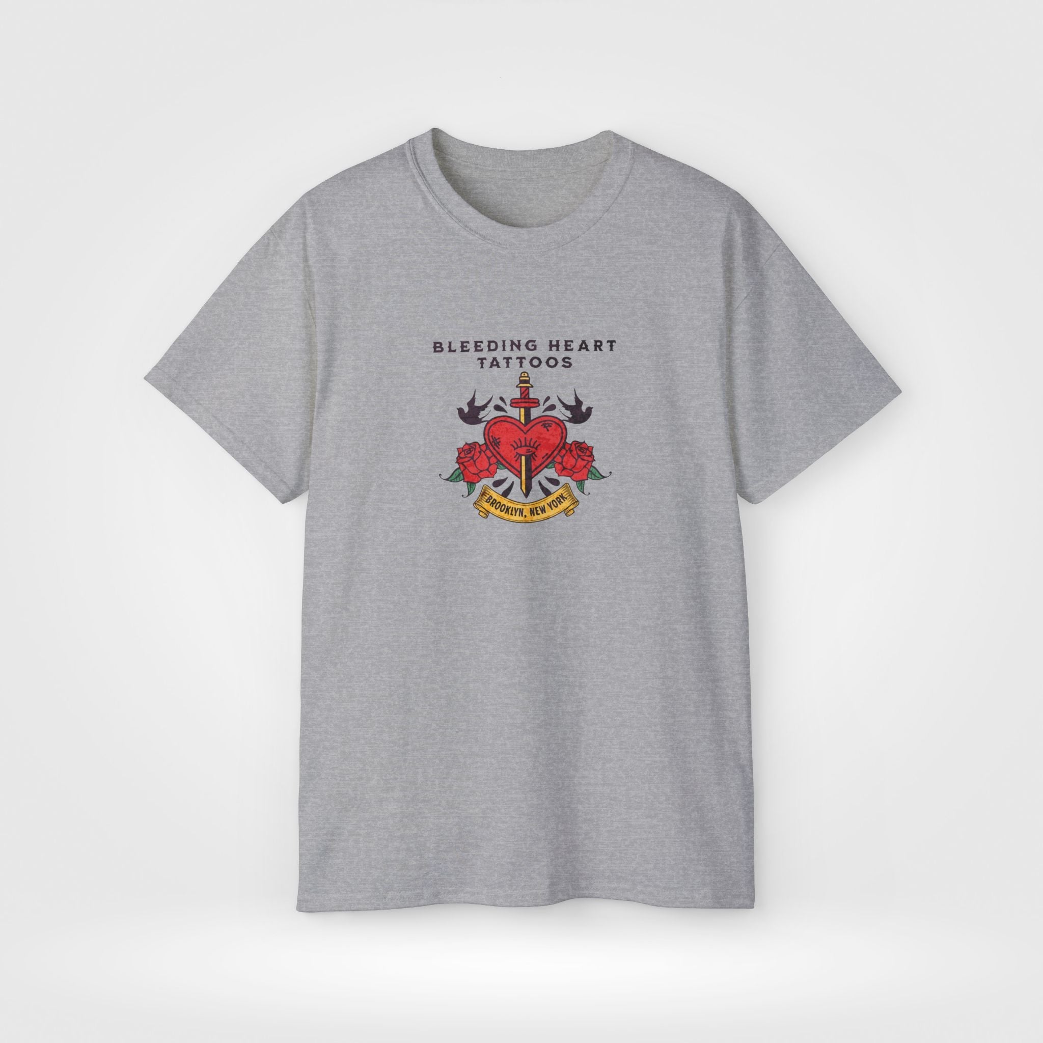 Bleeding Heart Tattoo Urban Wear T-Shirt - Style Circus