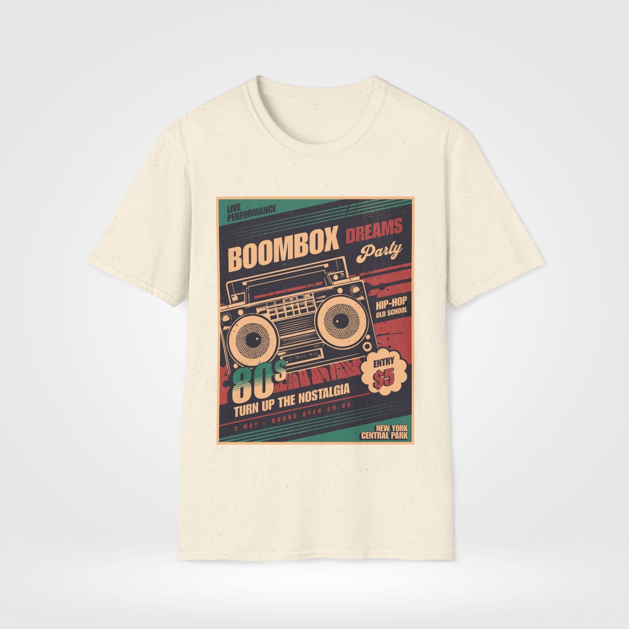 Boombox Retro 80's Unisex T-Shirt - Style Circus