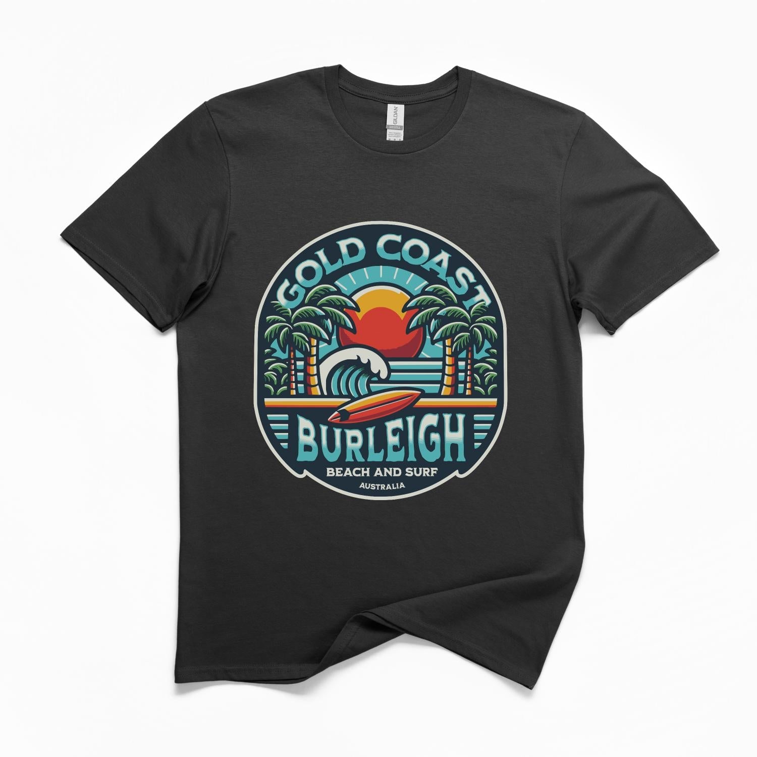 Burleigh Beach Gold Coast T-Shirt