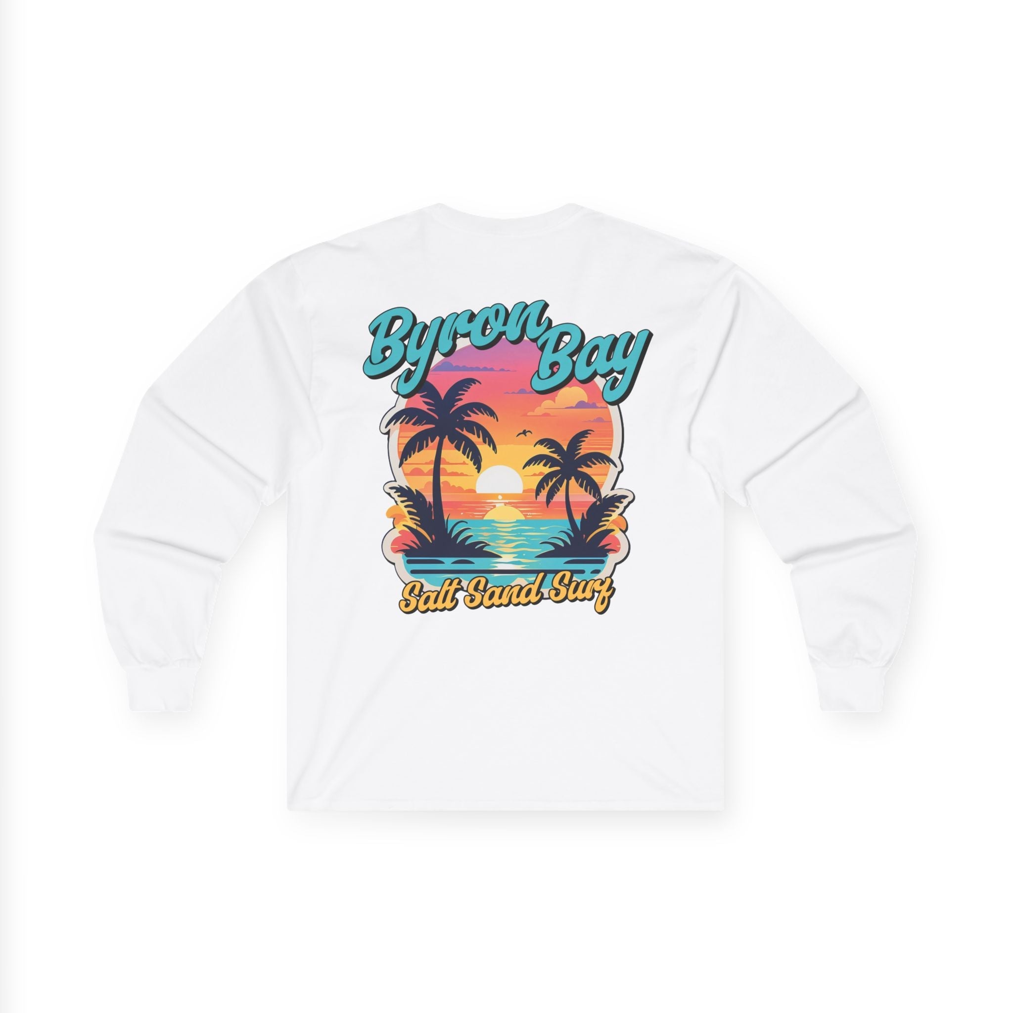 Byron Bay Unisex Long Sleeves - Style Circus#color_white