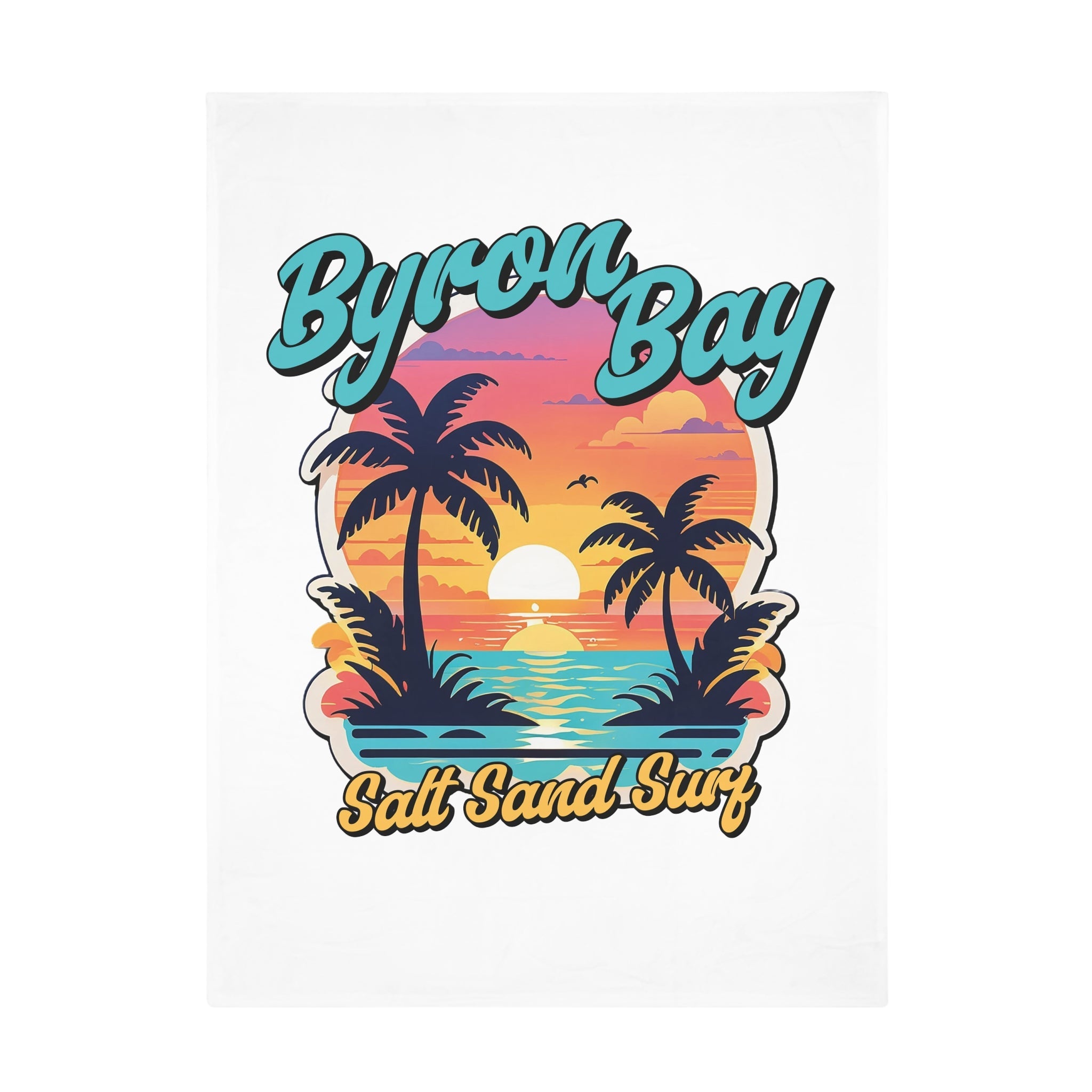 Byron Bay White Throw Blanket