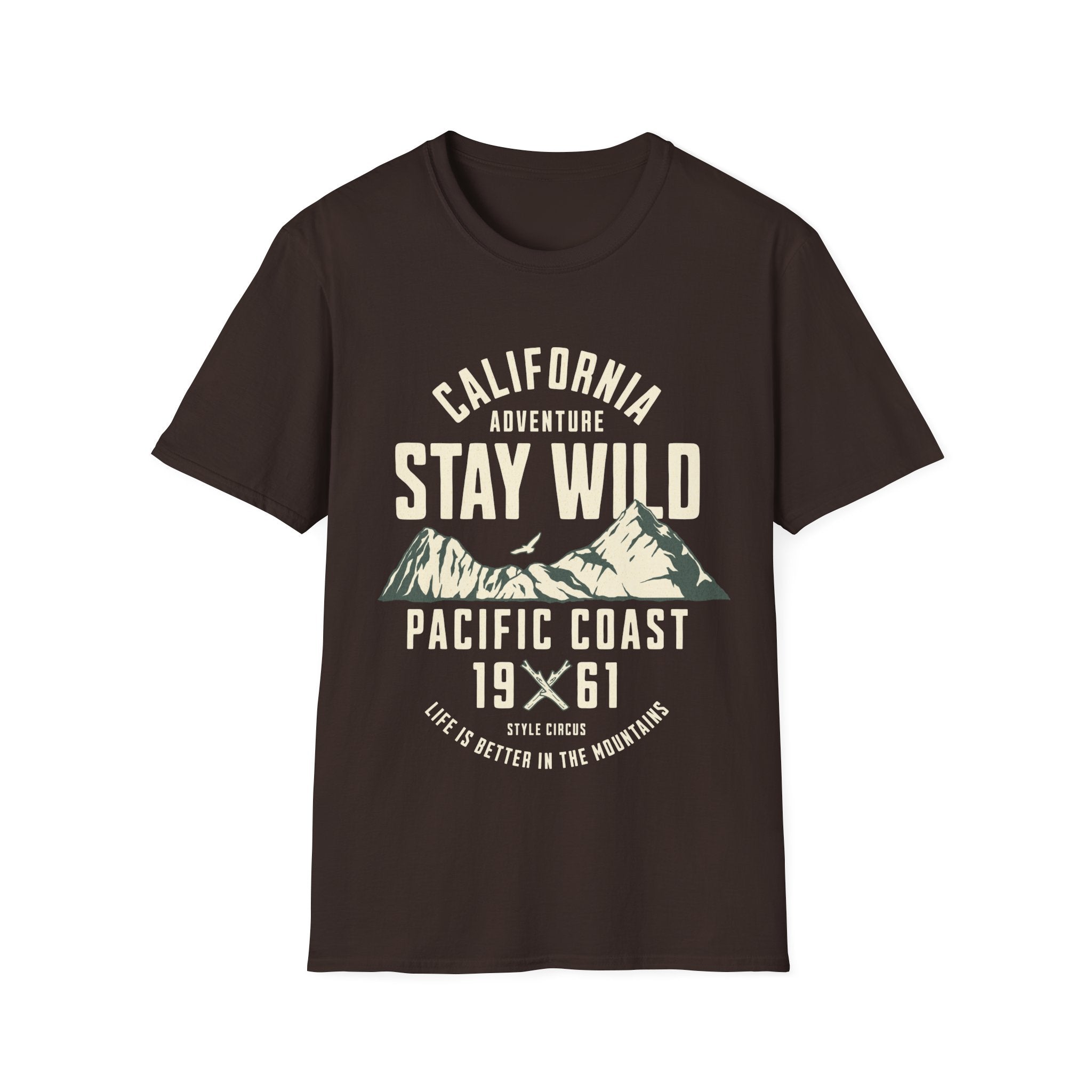 California Mountains Adventure Custom T-Shirt - Style Circus