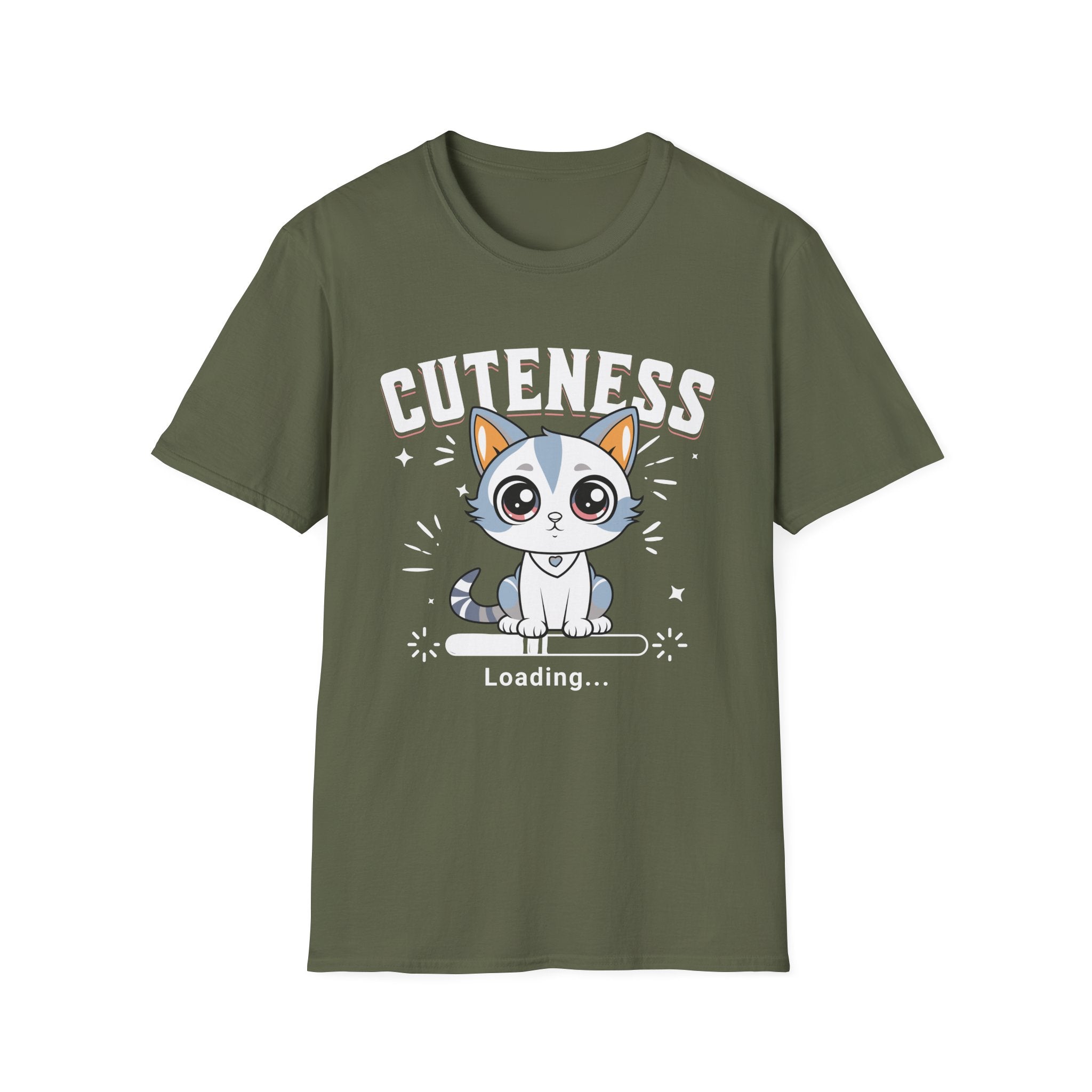 Cat Cuteness Loading Funny Custom T-Shirt - Style Circus