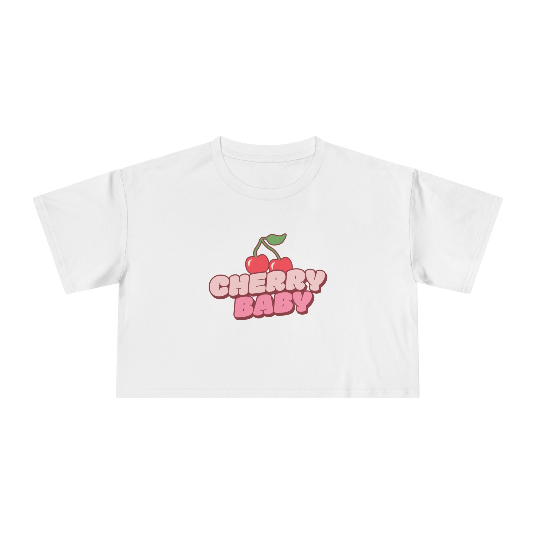 Cherry Baby Crop Tee