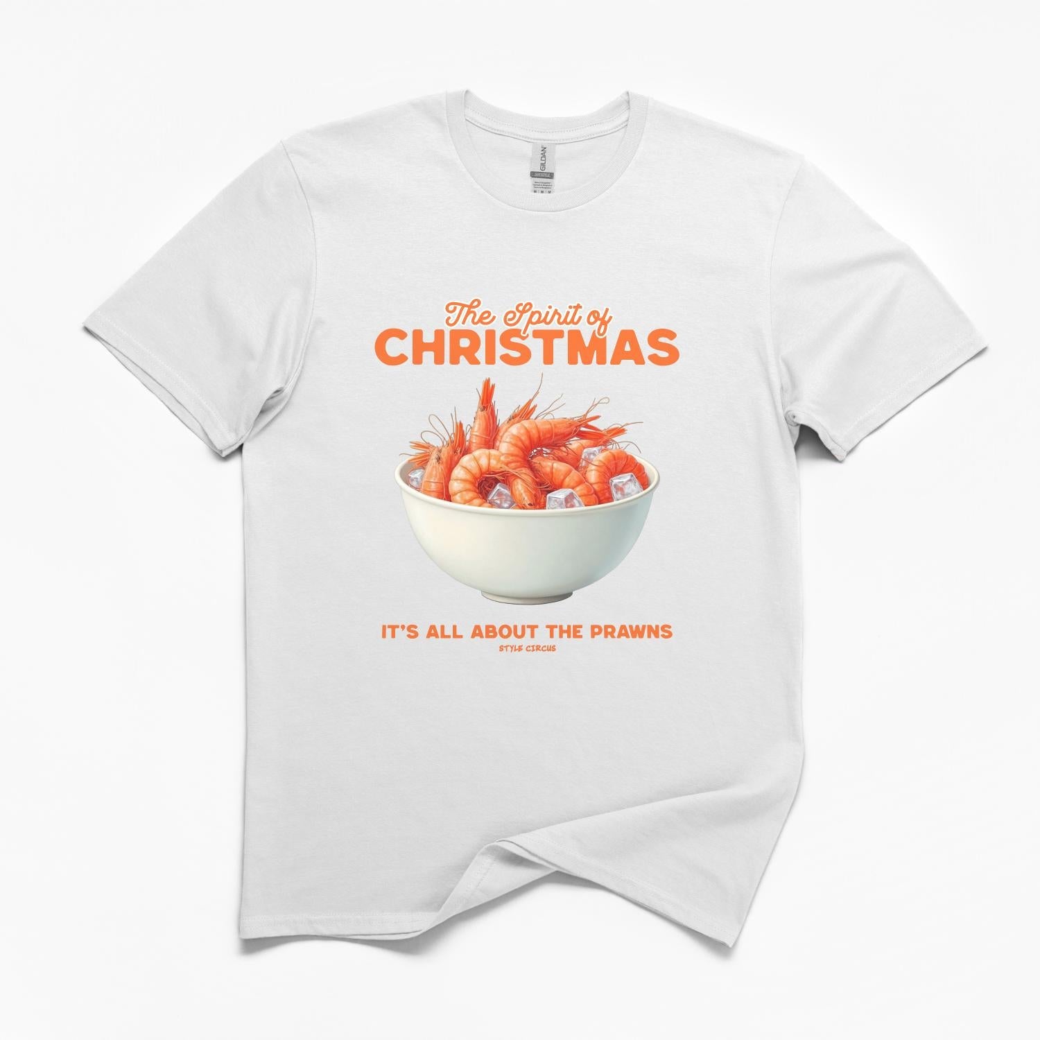Christmas It's All About The Prawns T-Shirt