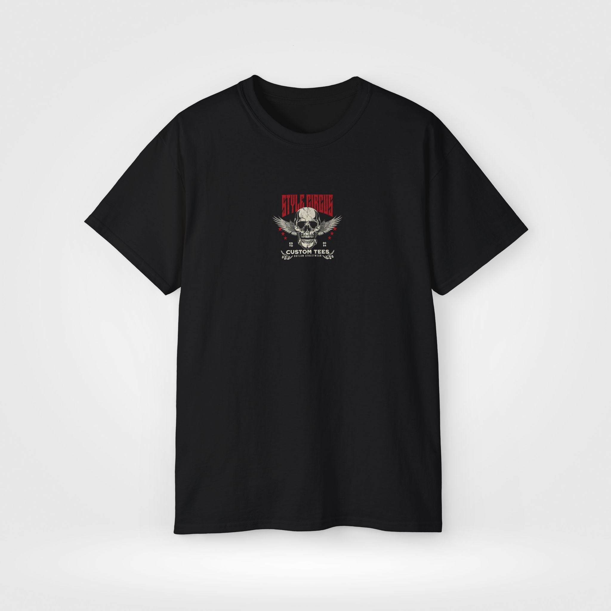 Cigar King Tattoo Studio Skull Wear T-Shirt - Style Circus