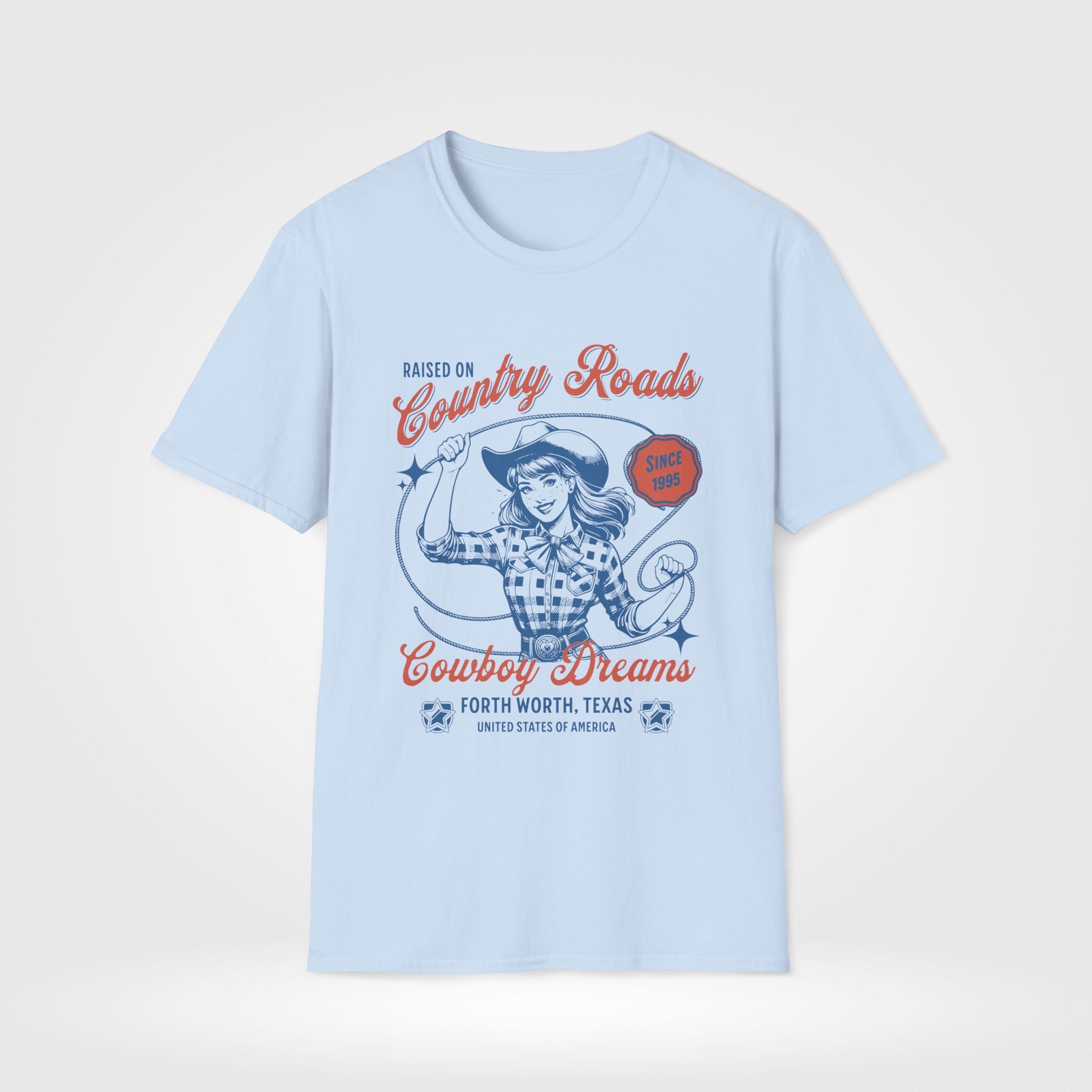 Country Roads Cowboy Dreams Custom T-Shirt - Style Circus