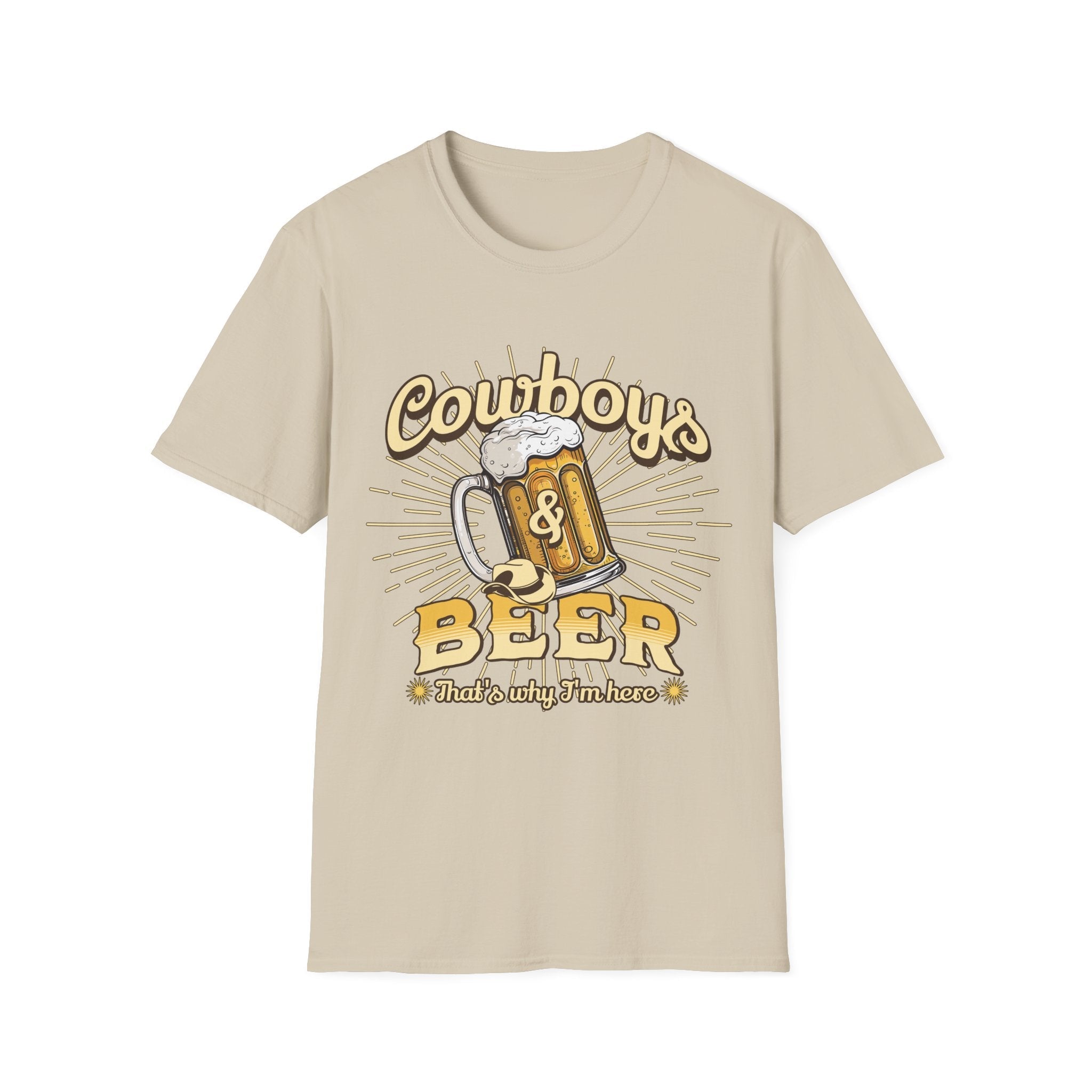 Cowboys And Beer Western T-Shirt - Style Circus