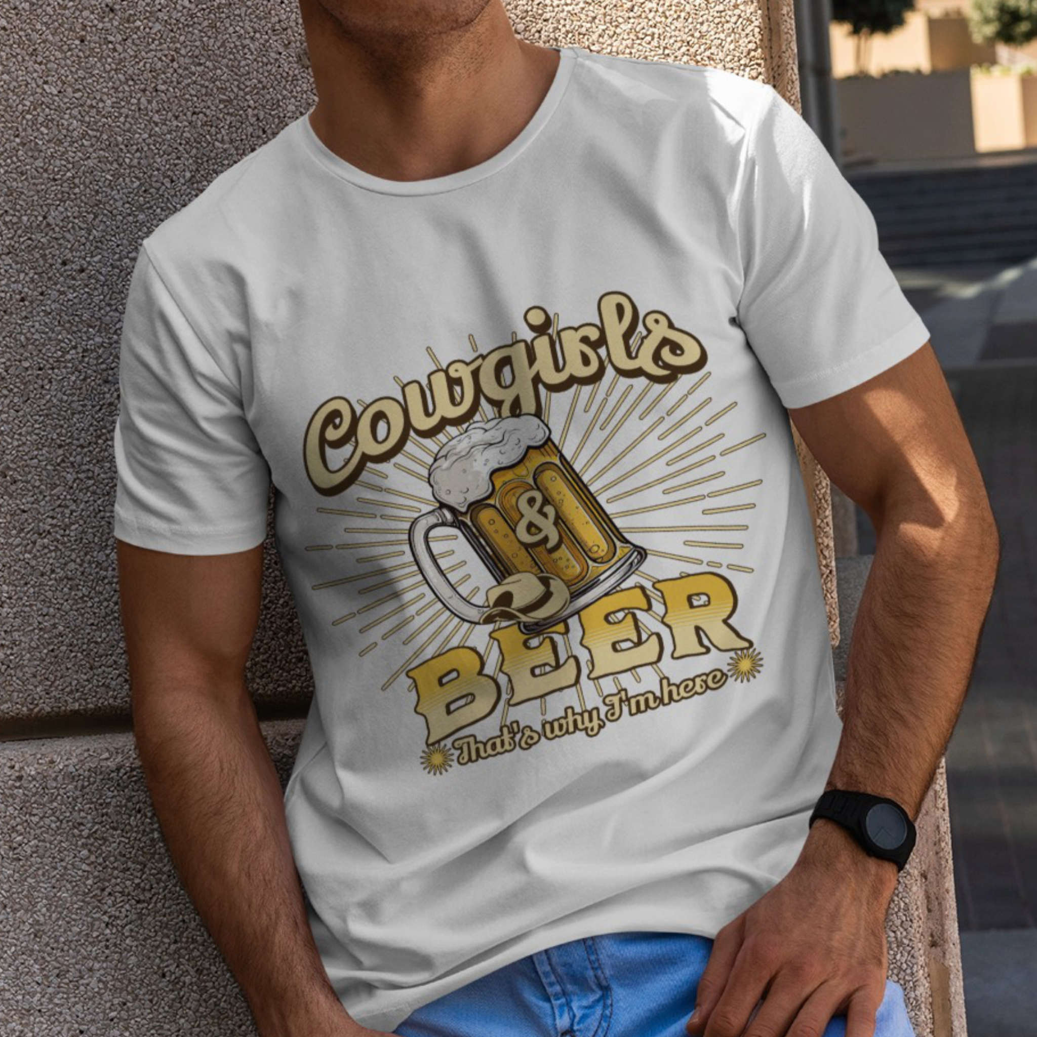 Cowgirls And Beer Funny T-Shirt - Style Circus