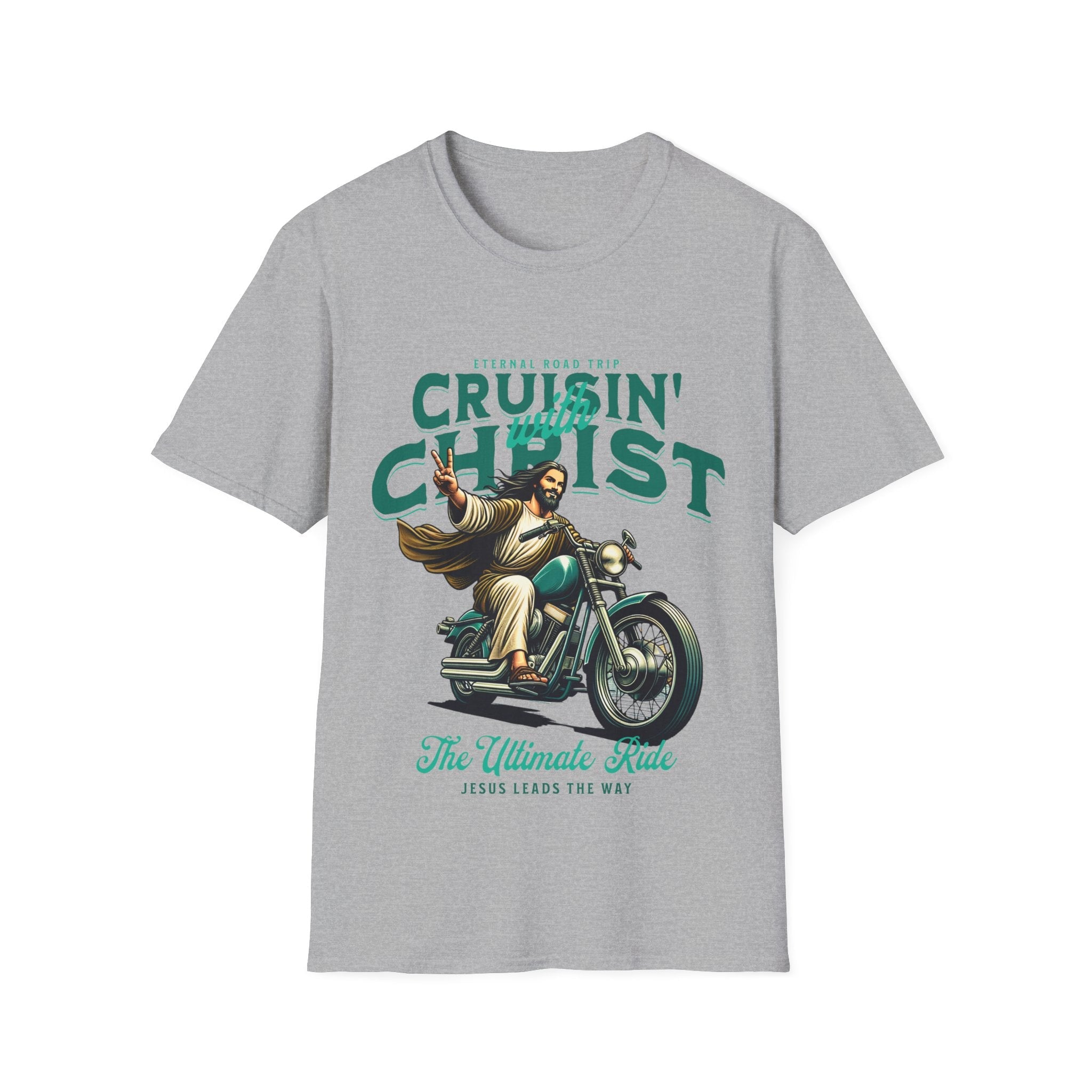 Cruising With Jesus Funny T-Shirt - Style Circus