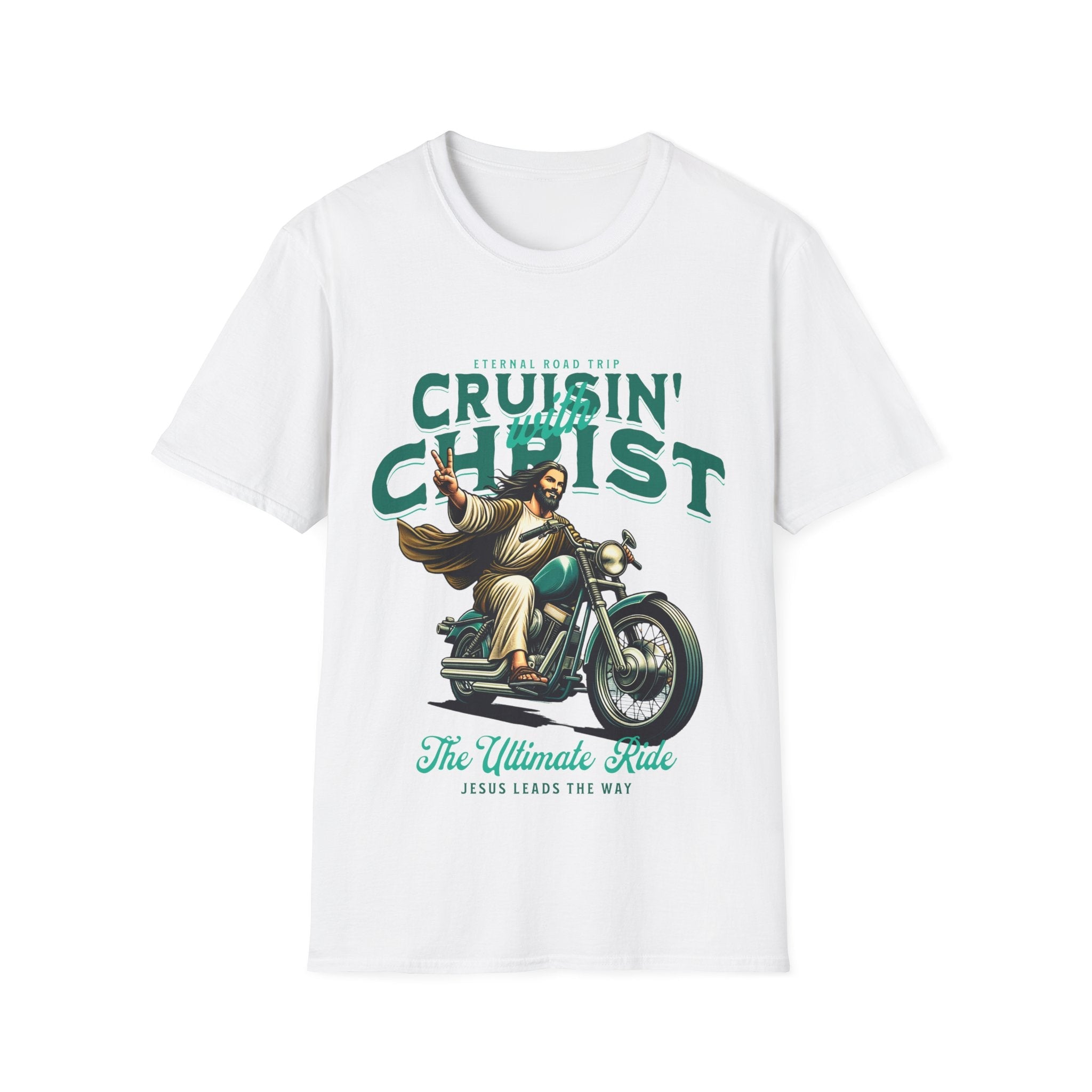 Cruising With Jesus Funny T-Shirt - Style Circus