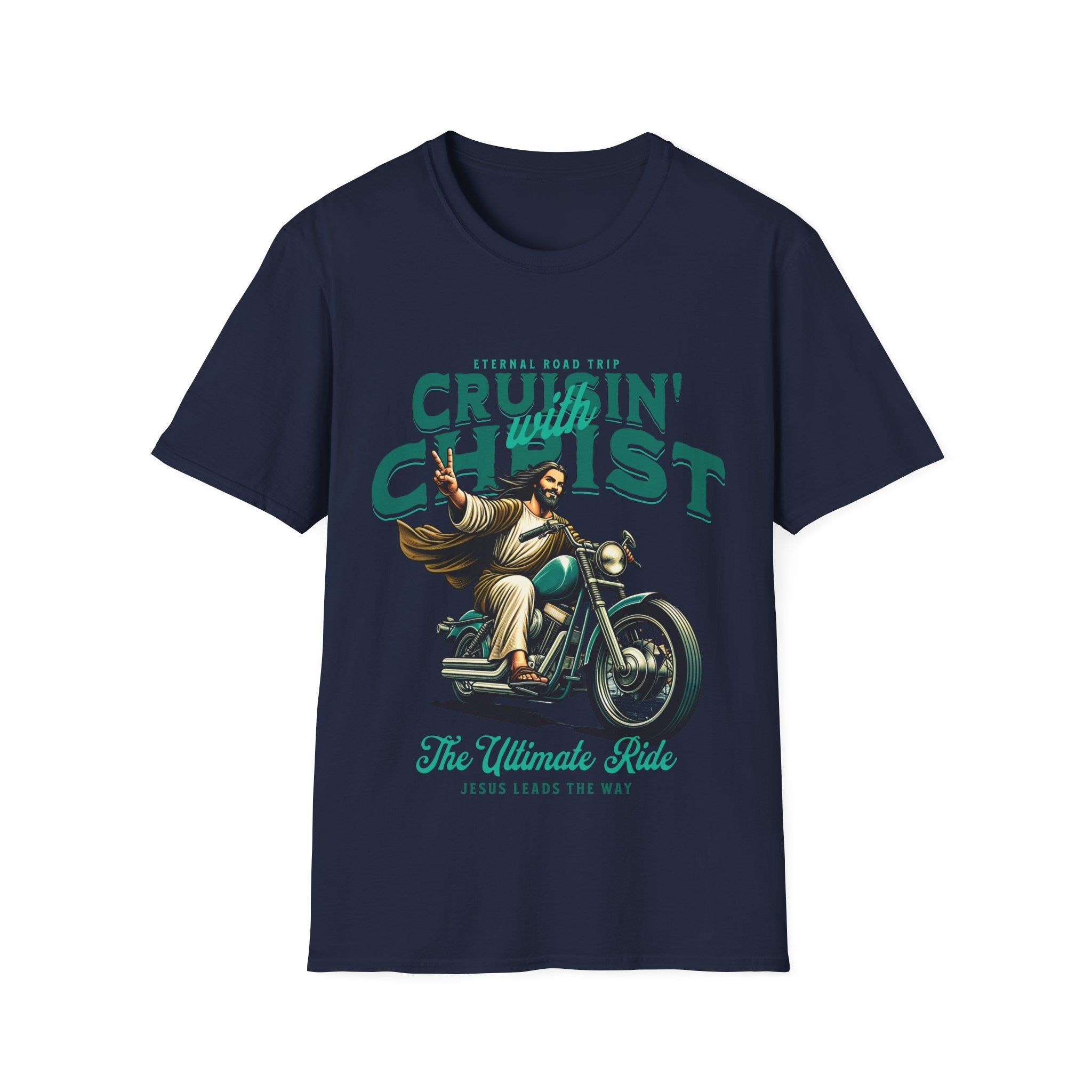 Cruising With Jesus Funny T-Shirt - Style Circus