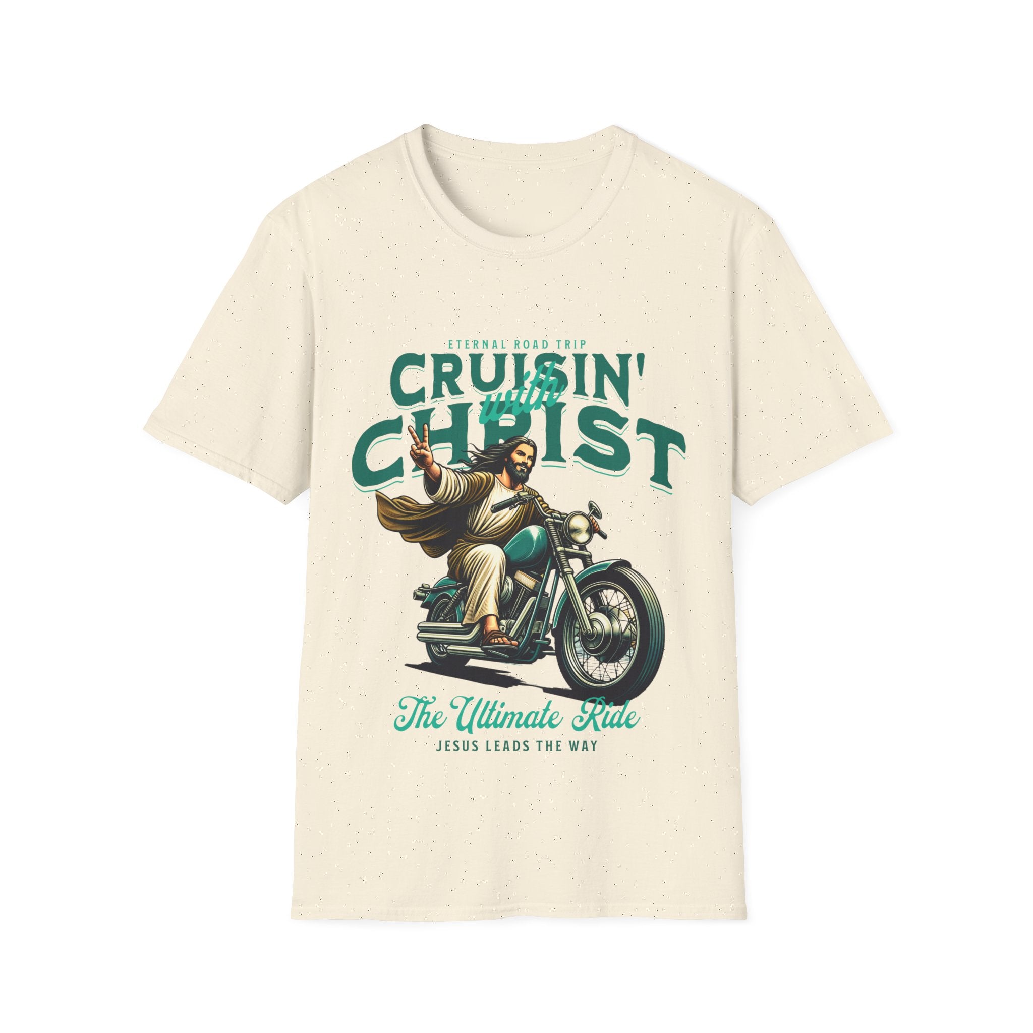 Cruising With Jesus Funny T-Shirt - Style Circus
