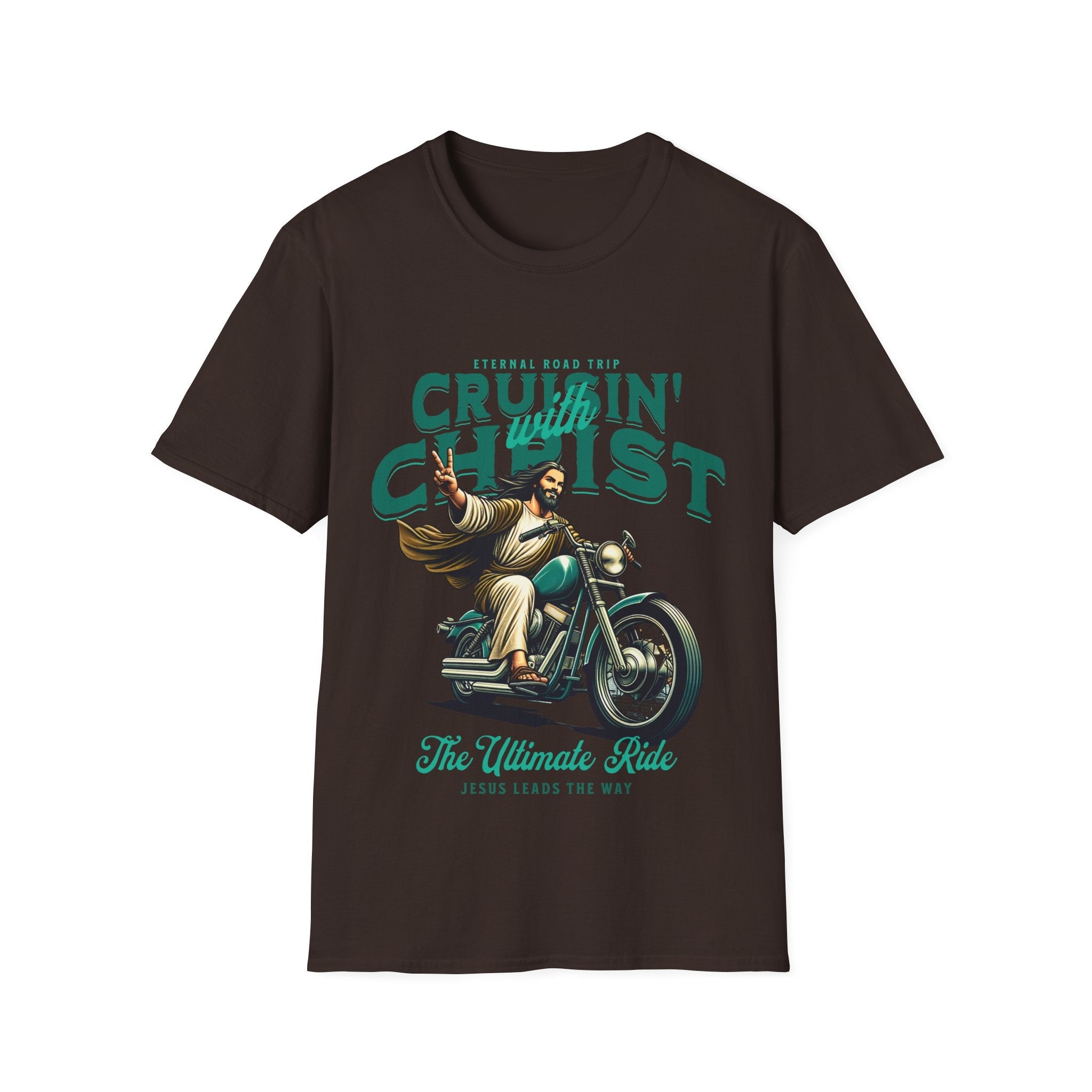 Cruising With Jesus Funny T-Shirt - Style Circus