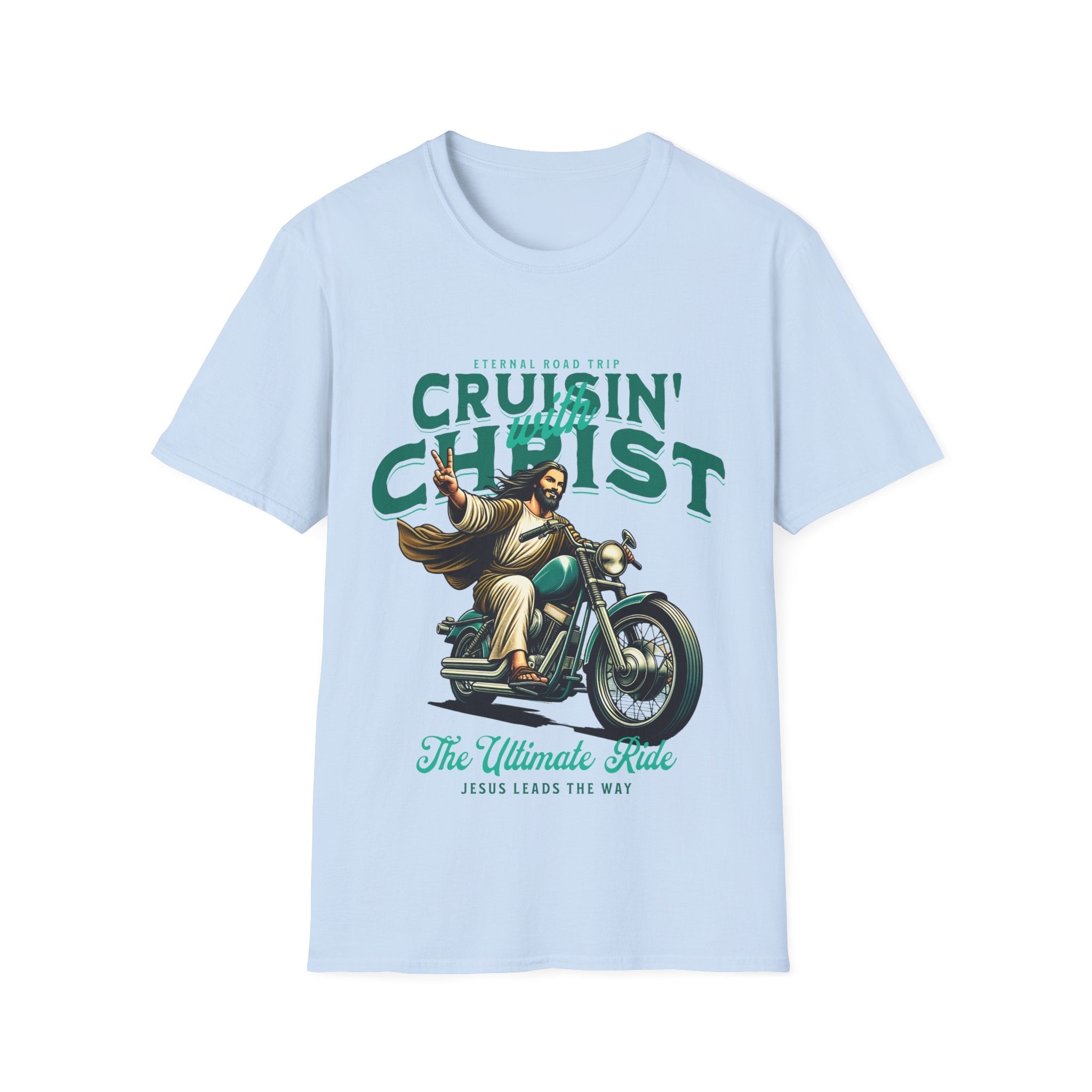 Cruising With Jesus Funny T-Shirt - Style Circus