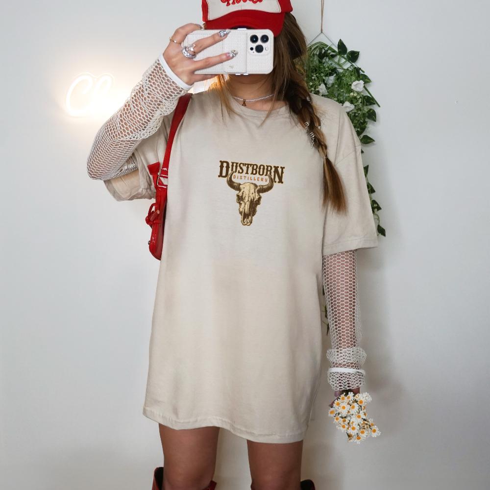 Dustborn Distillery Western Oversized Tee - Style Circus
