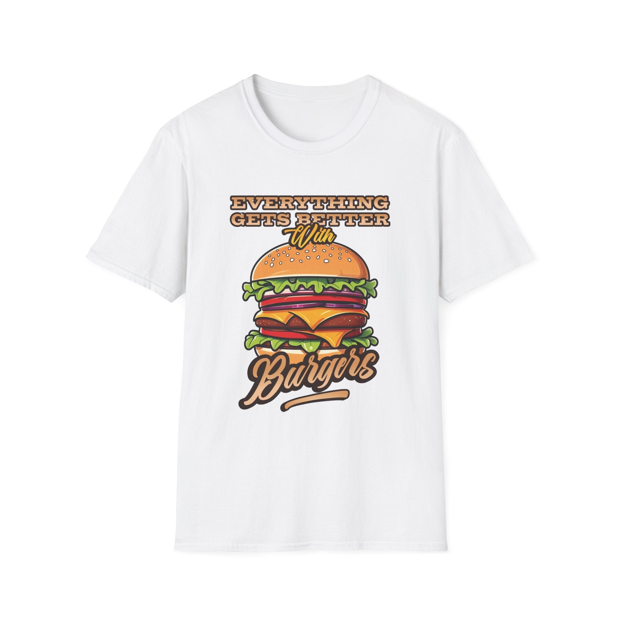 Everything Gets Better With Burgers Custom T-Shirt - Style Circus