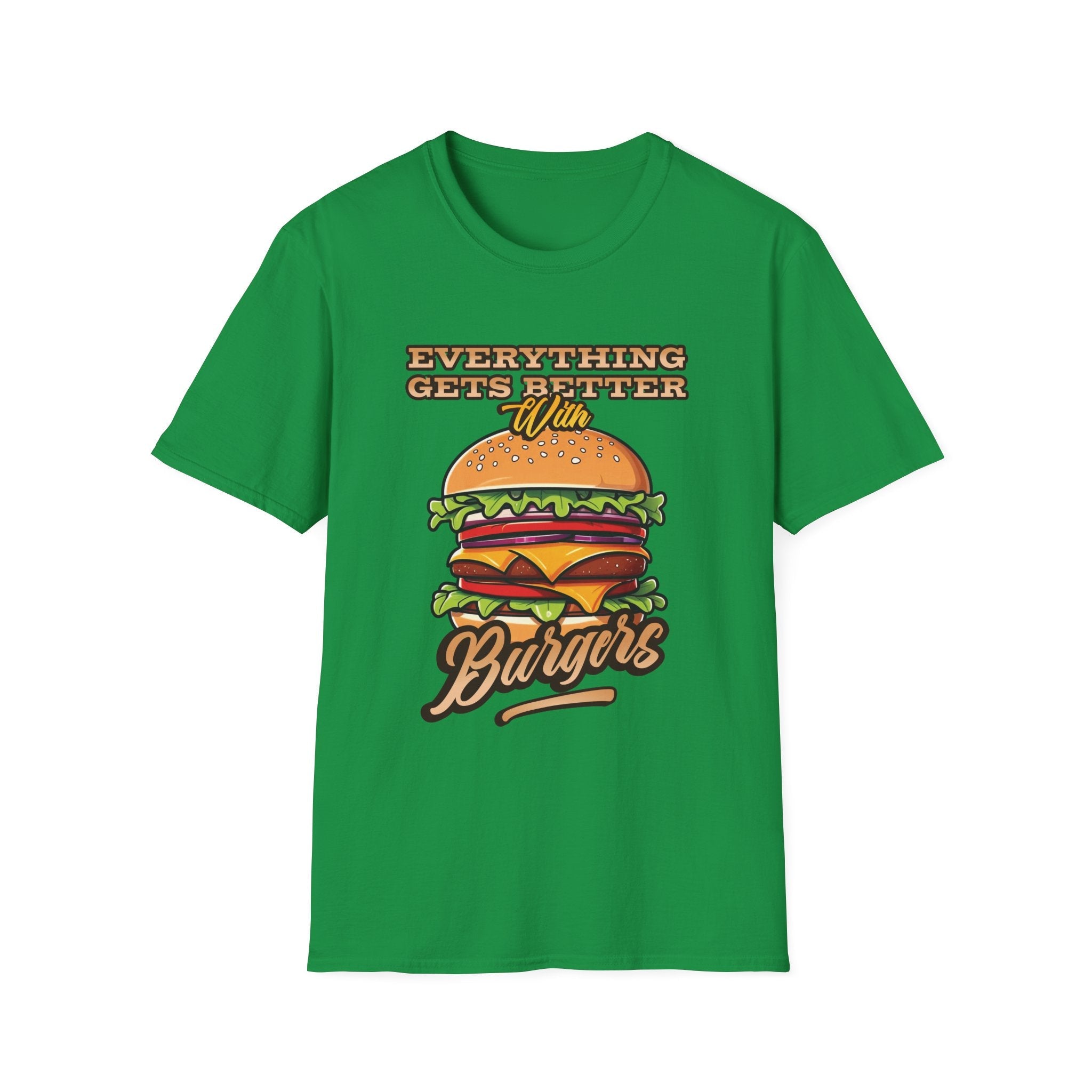Everything Gets Better With Burgers Custom T-Shirt - Style Circus