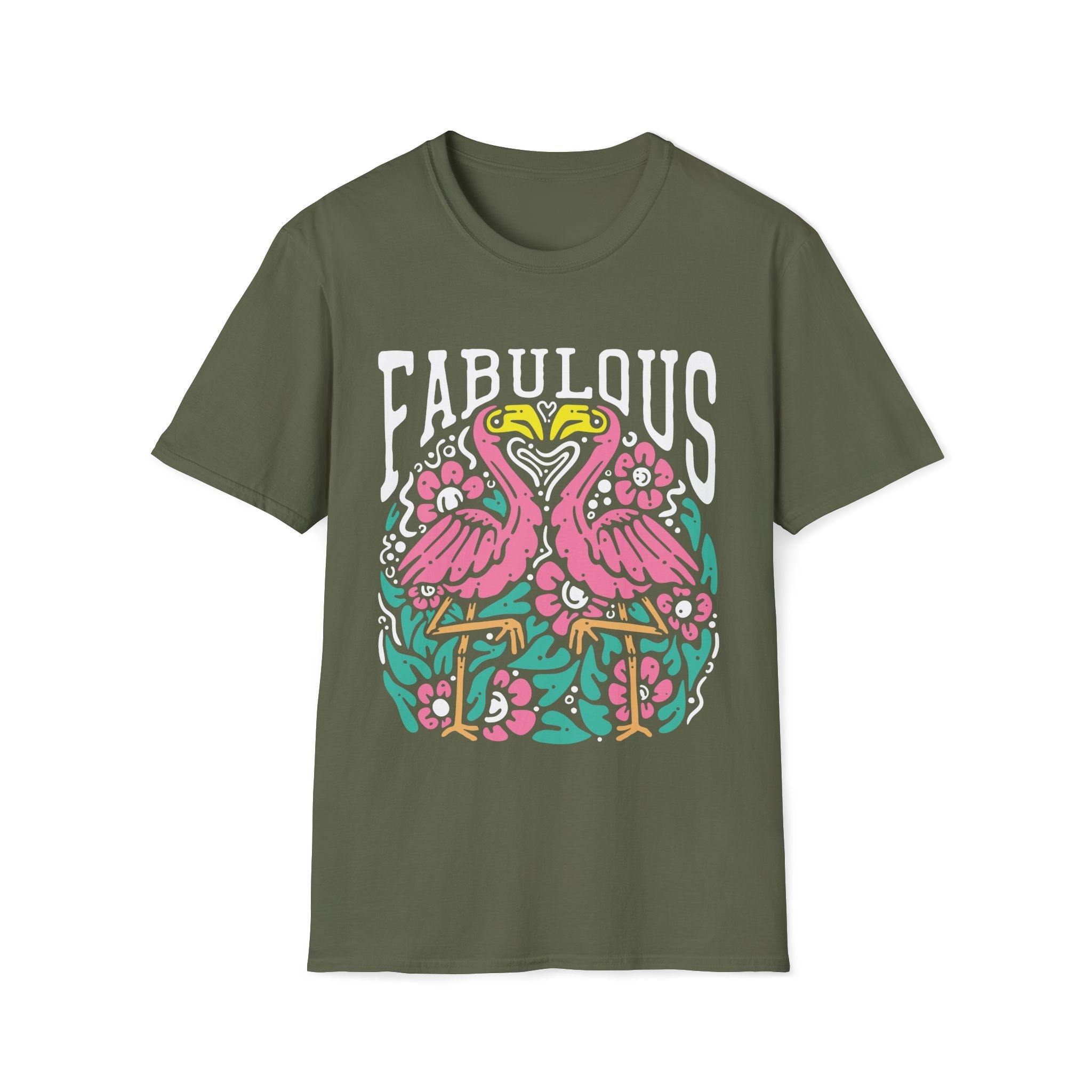 Fabulous Flamingos Unisex T-Shirt - Style Circus