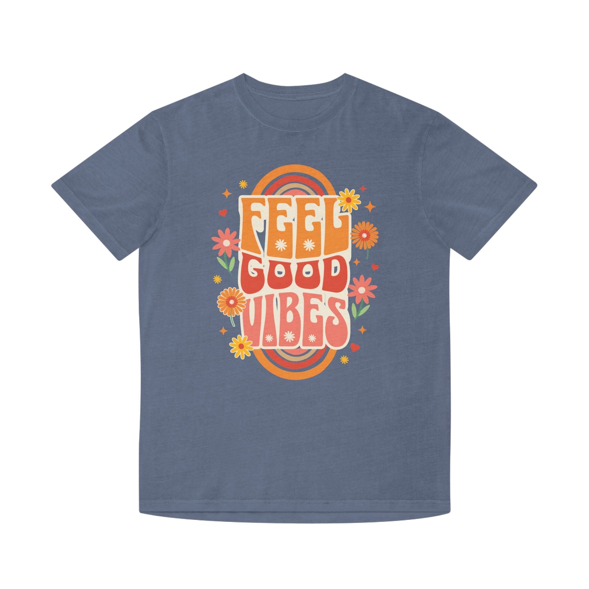 Feel Good Vibes Unisex Faded Tee - Style Circus