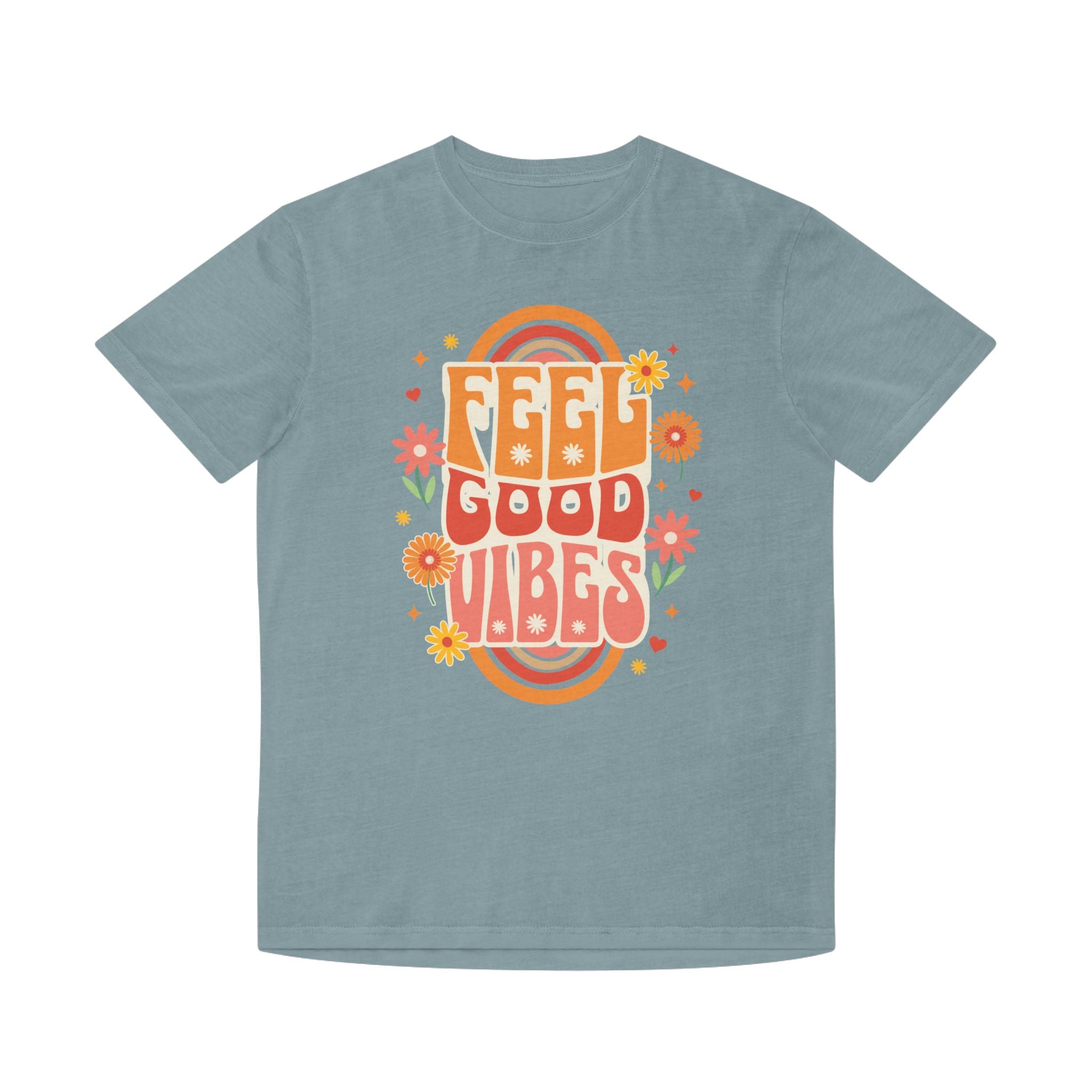 Feel Good Vibes Unisex Faded Tee - Style Circus