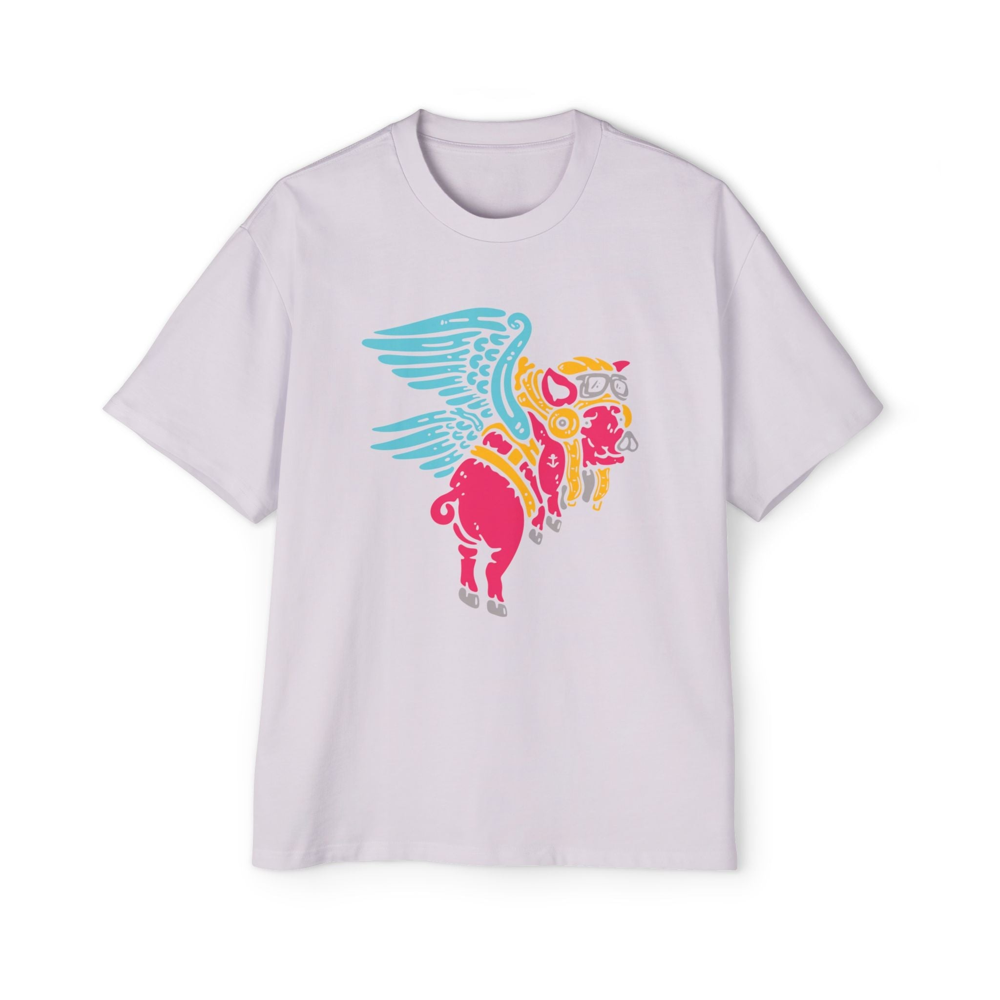 Flying Piggie Unisex Oversized Tee - Style Circus