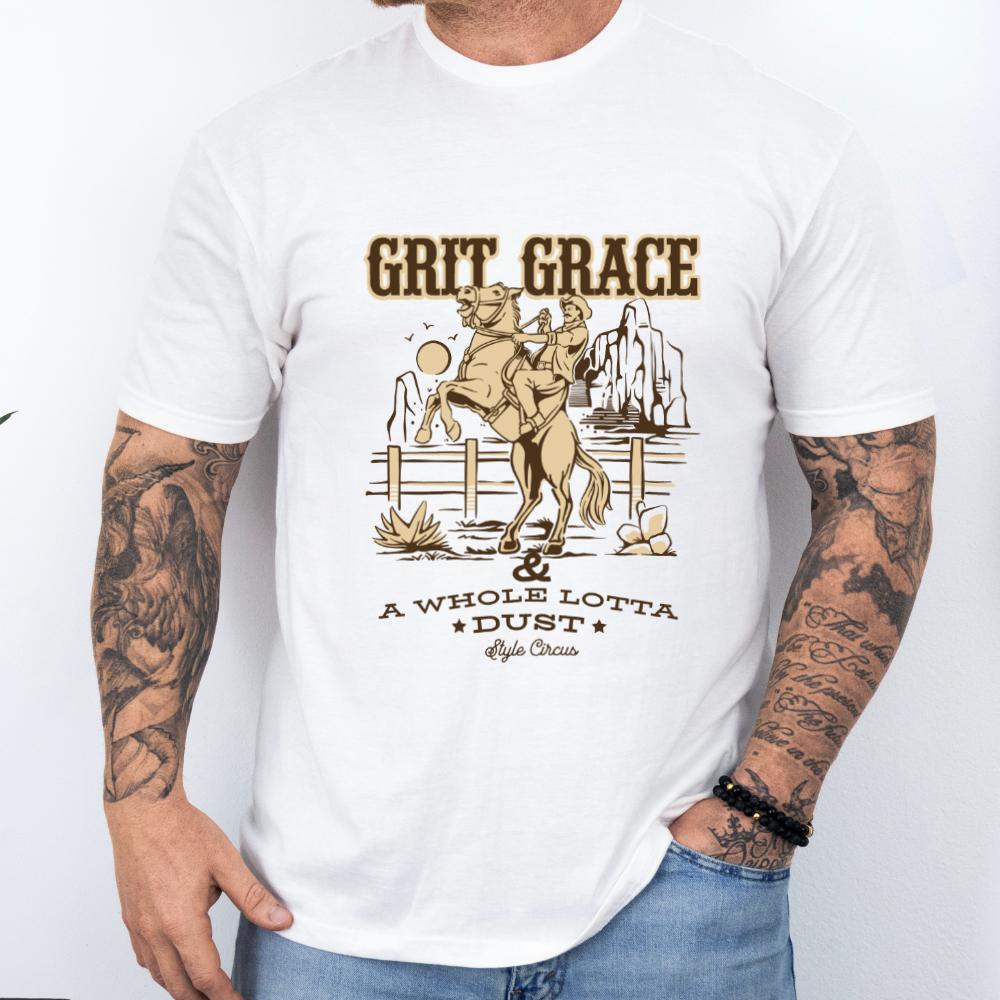 Grit Grace & Dust Cowboy T-Shirt - Style Circus