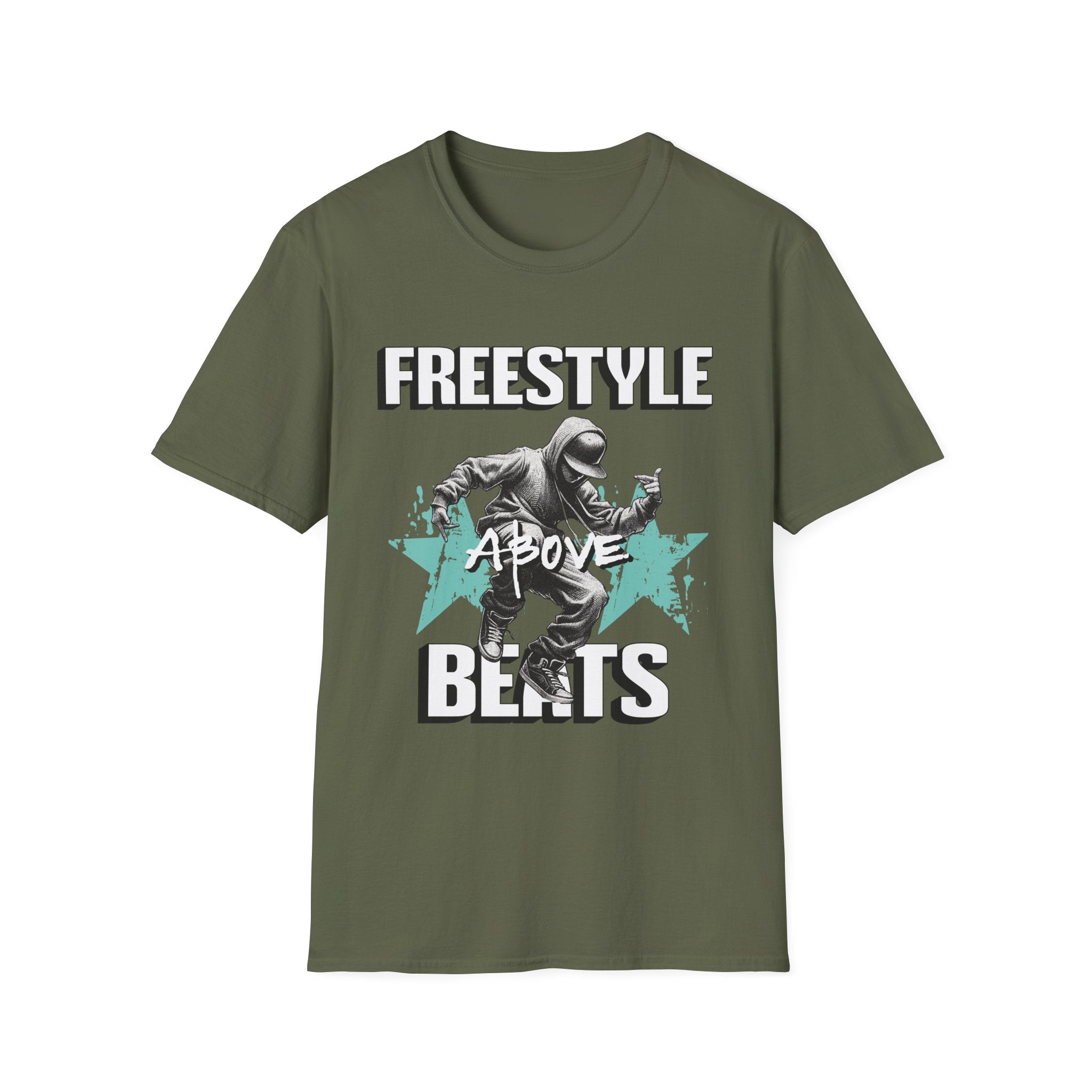 Hip Hop Freestyle Above Beats T-Shirt - Style Circus