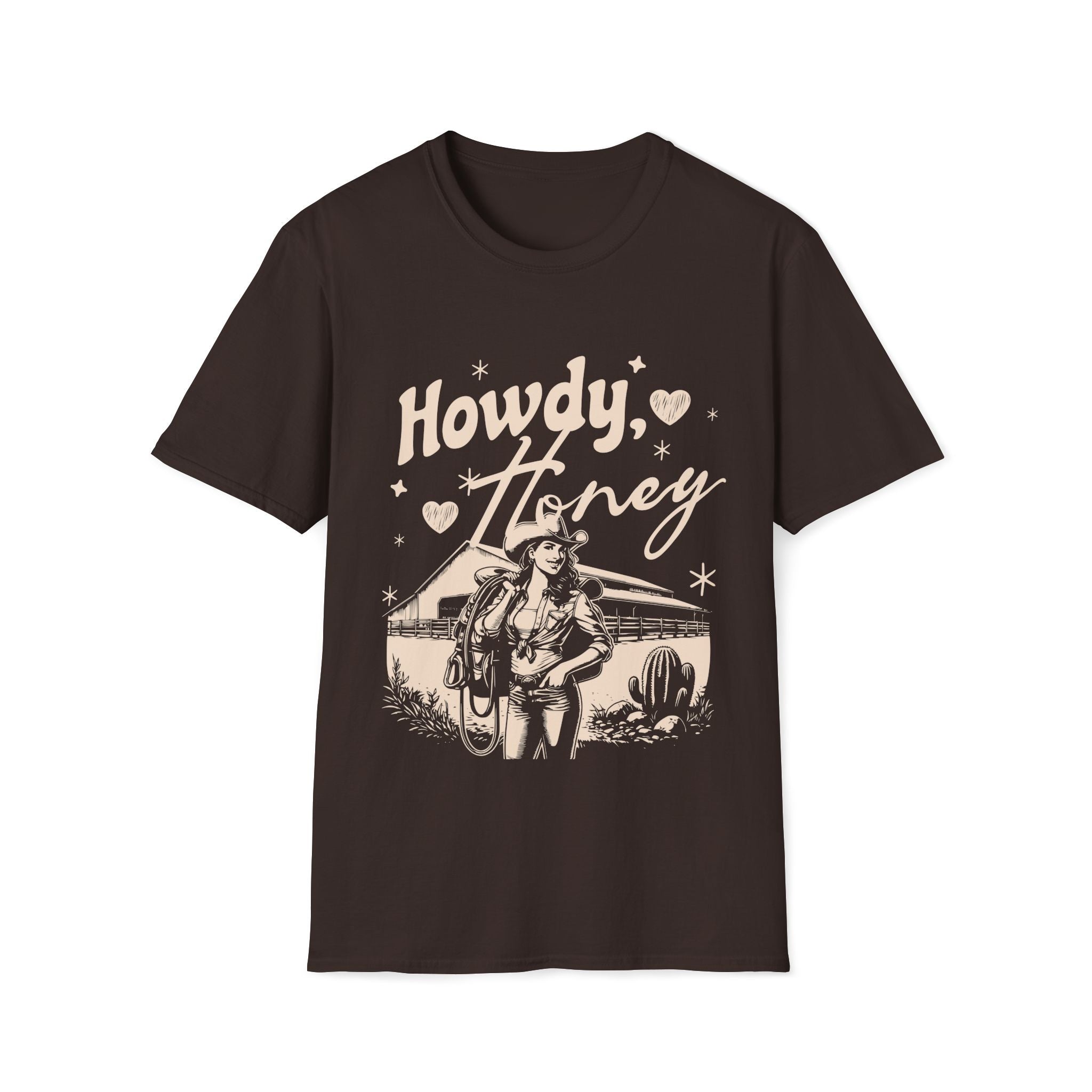 Howdy Honey Western Cowgirl T-Shirt - Style Circus