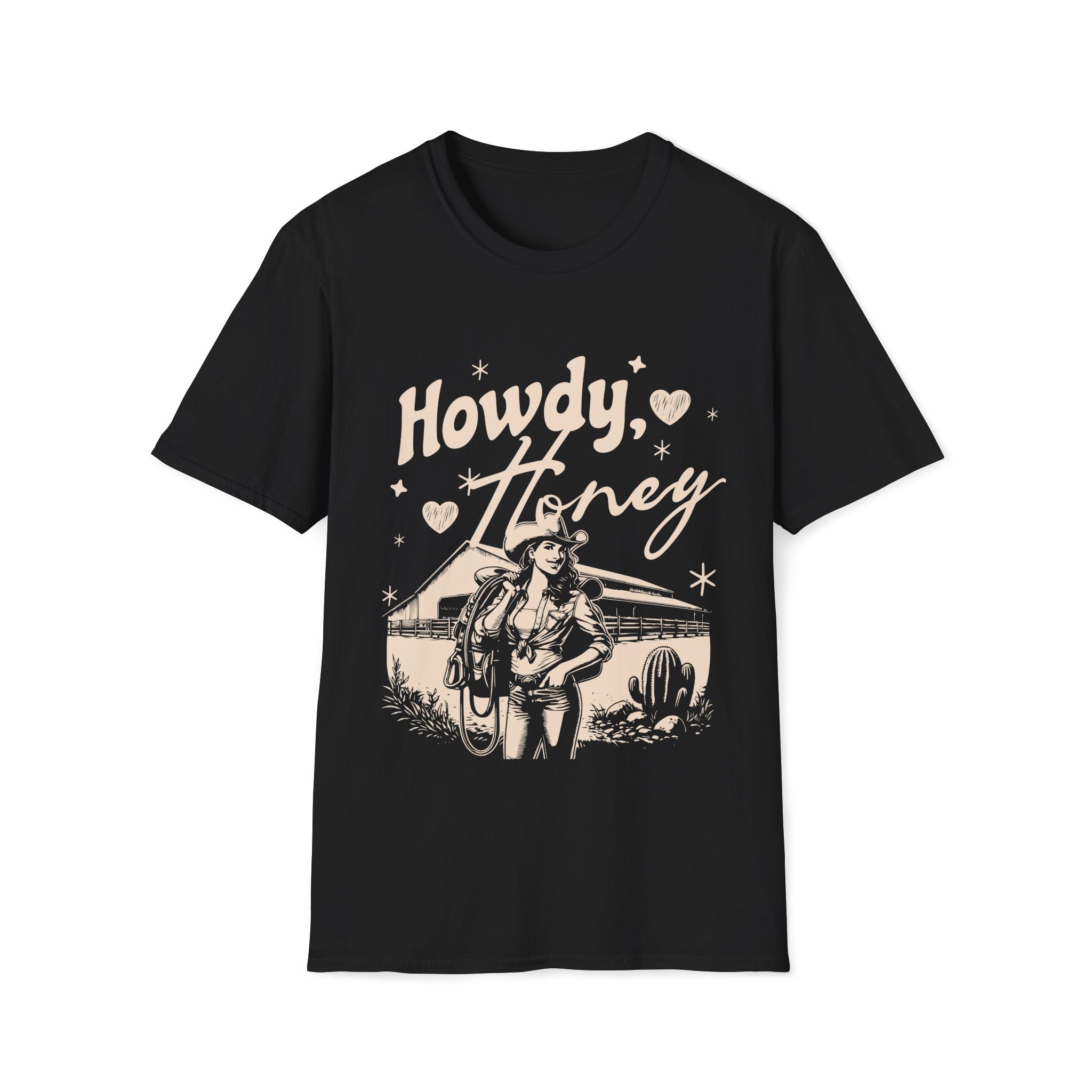 Howdy Honey Western Cowgirl T-Shirt - Style Circus