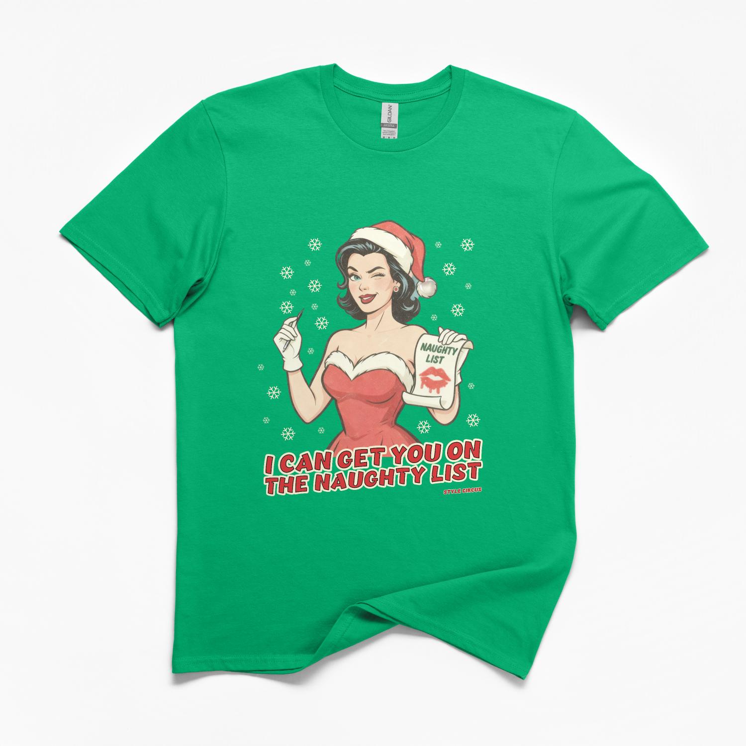 I Can Get You On The Naughty List Christmas T-Shirt
