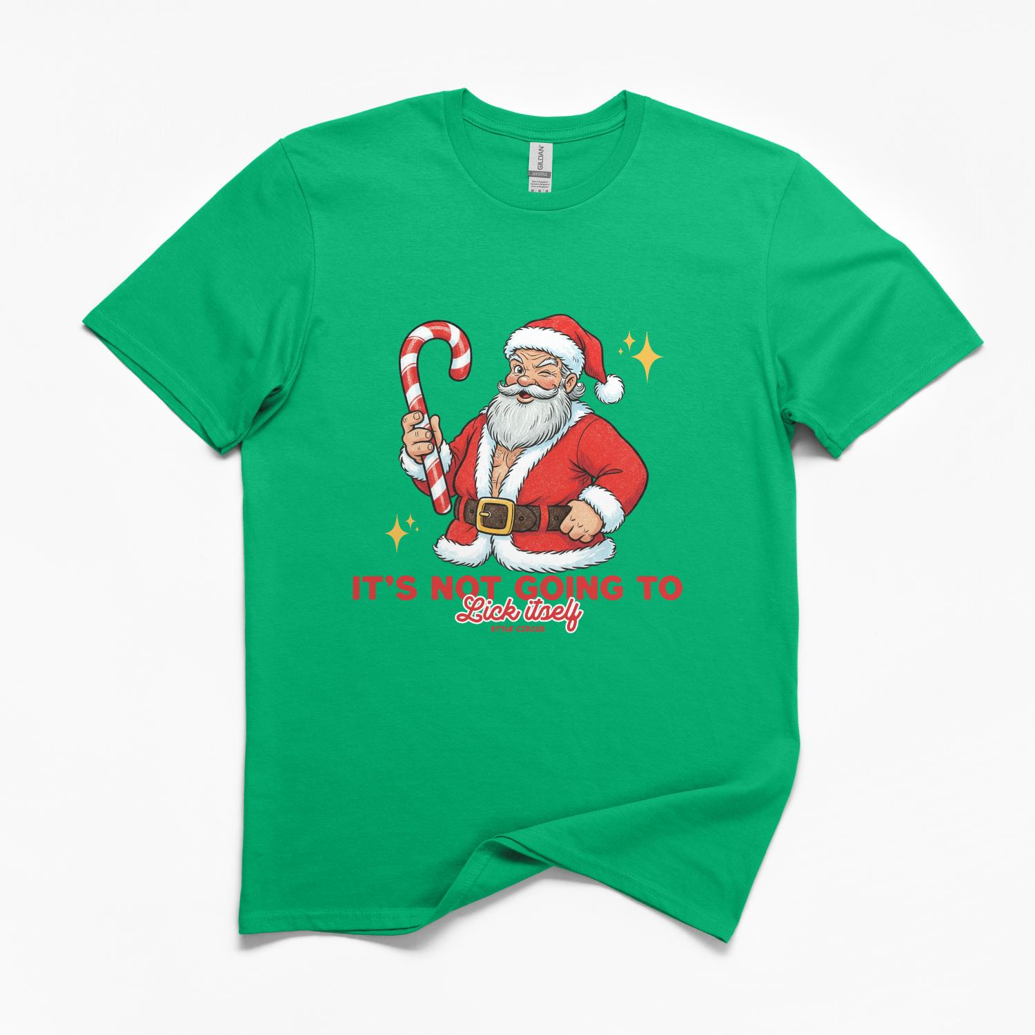 It Won't Lick Itself Christmas T-Shirt