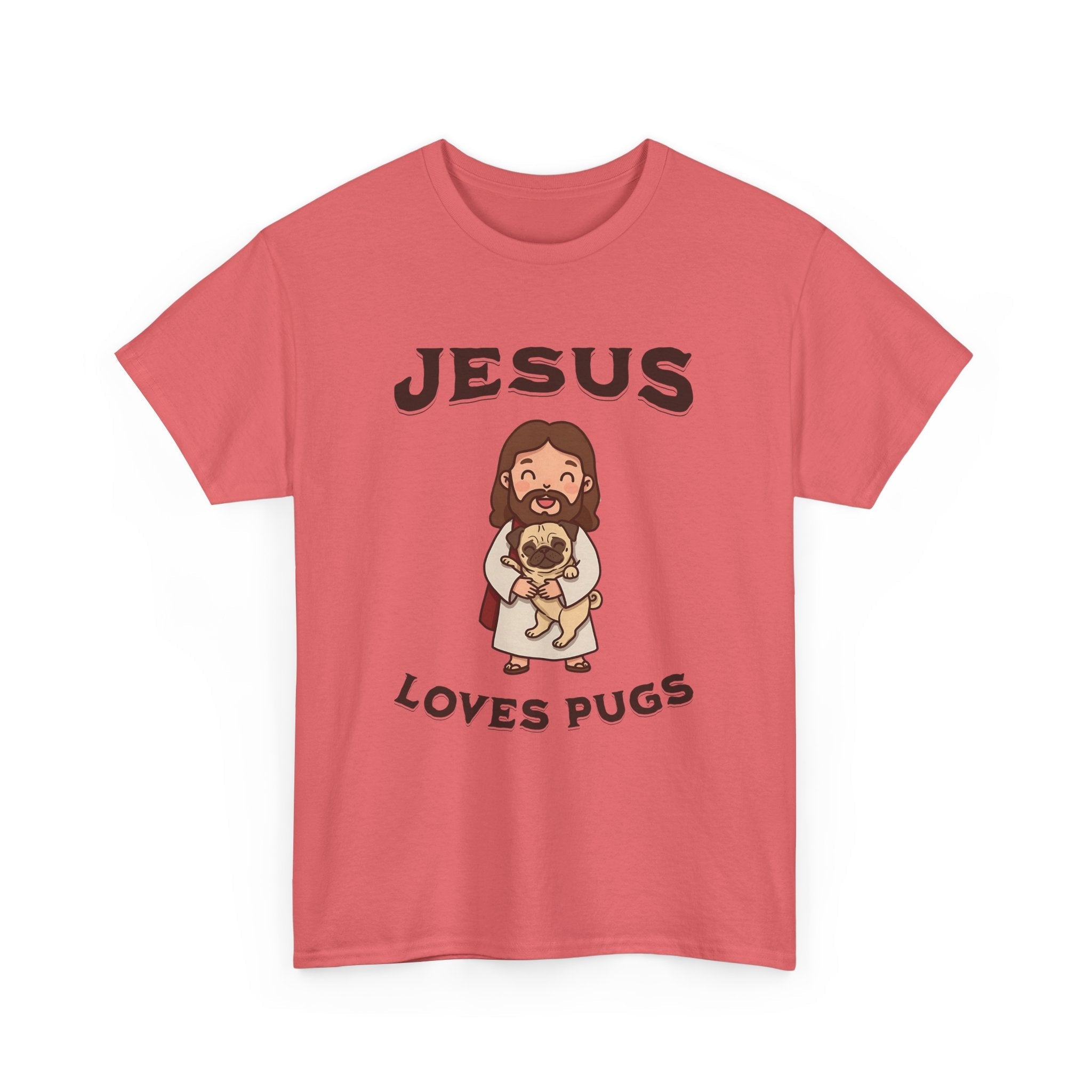 Jesus Loves Pugs T-Shirt - Style Circus