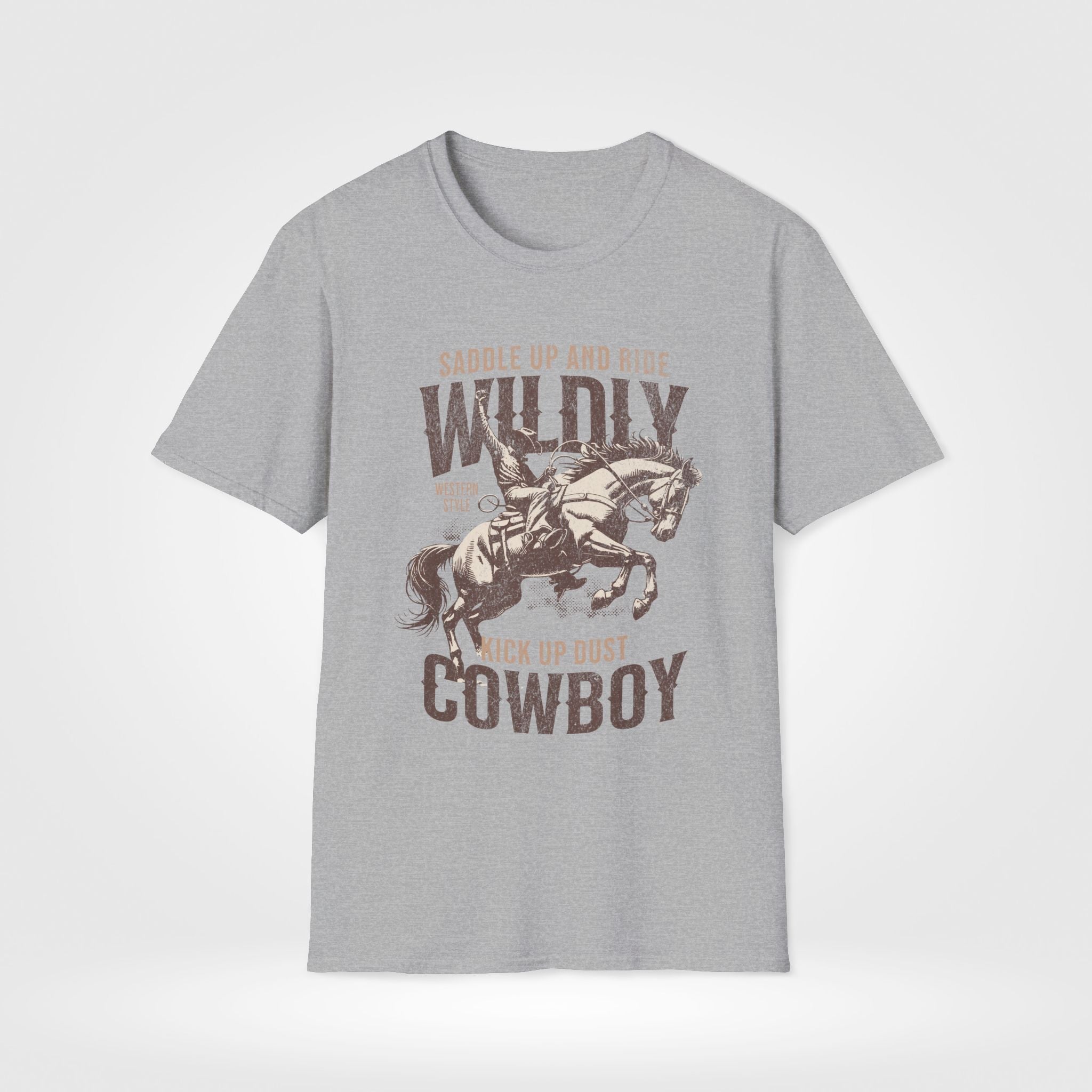 Kick Up Dust Cowboy Western T-Shirt - Style Circus