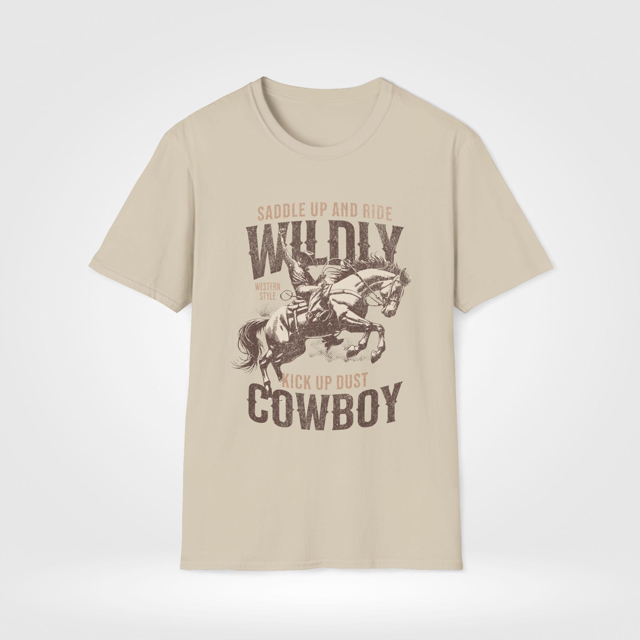 Kick Up Dust Cowboy Western T-Shirt - Style Circus