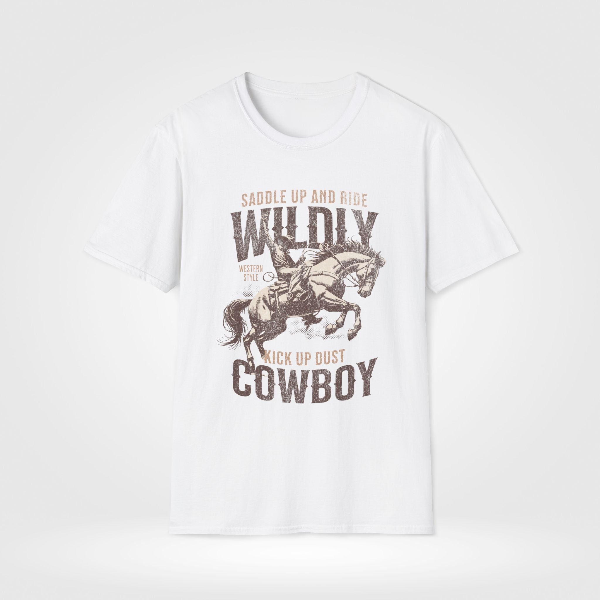 Kick Up Dust Cowboy Western T-Shirt - Style Circus