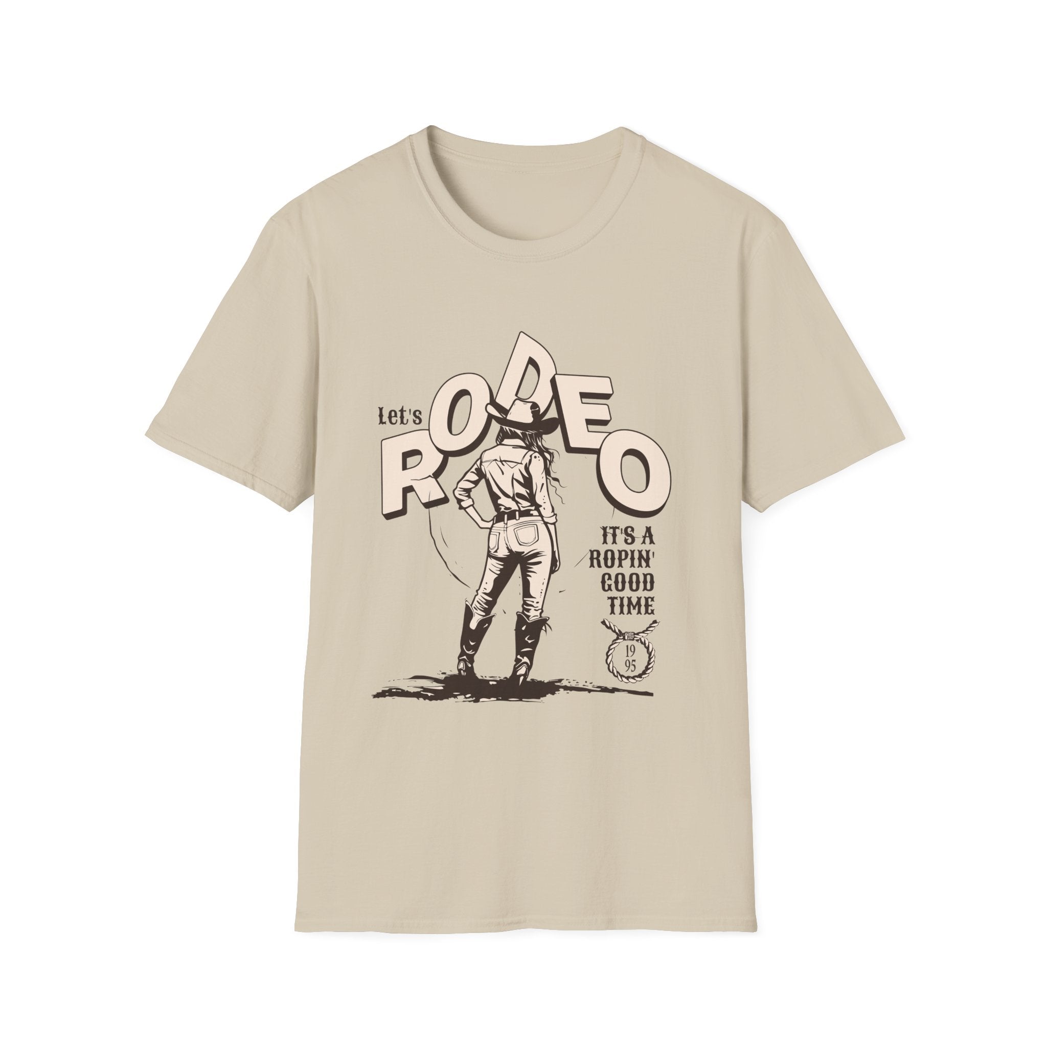 Let's Rodeo Western Cowboy T-Shirt - Style Circus
