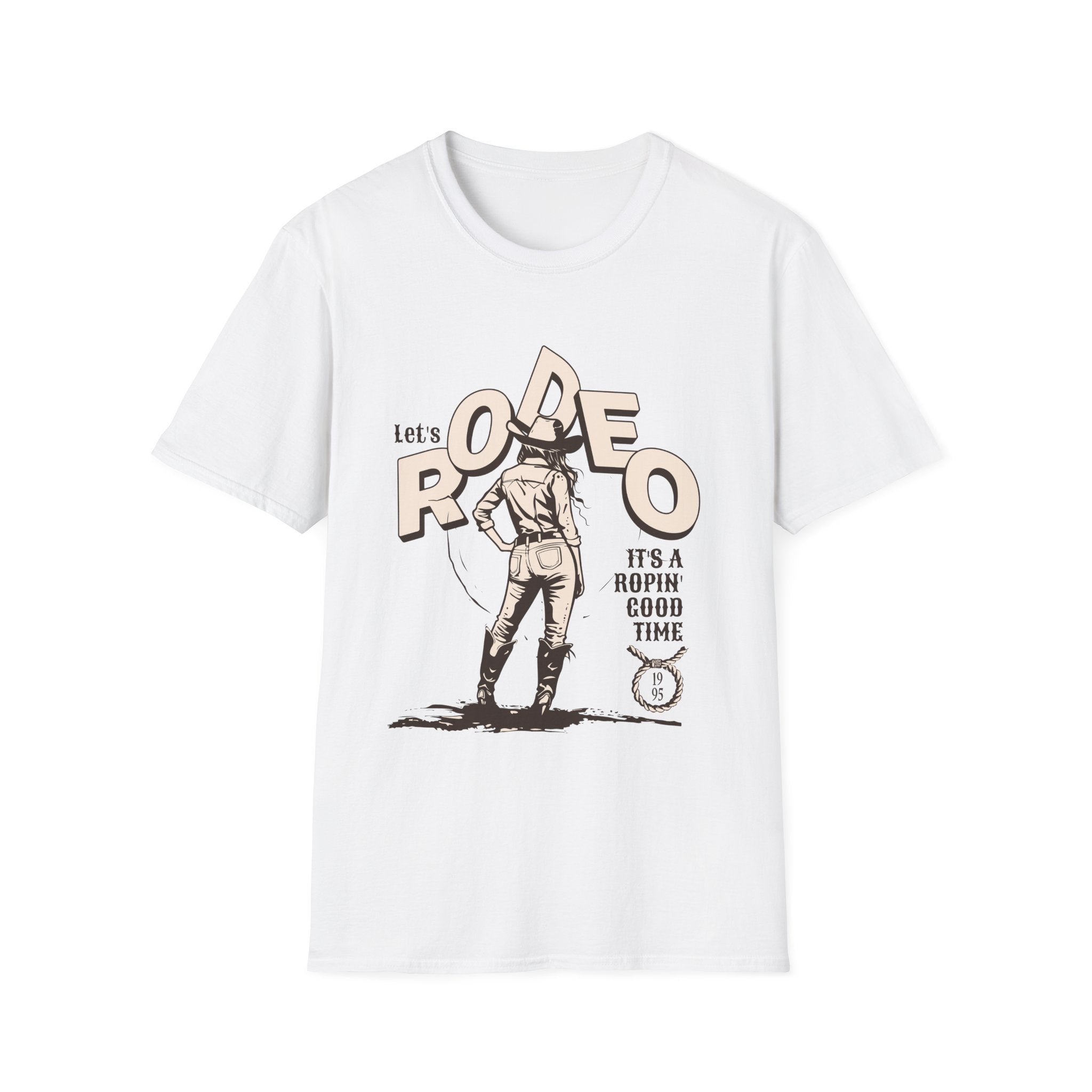 Let's Rodeo Western Cowboy T-Shirt - Style Circus
