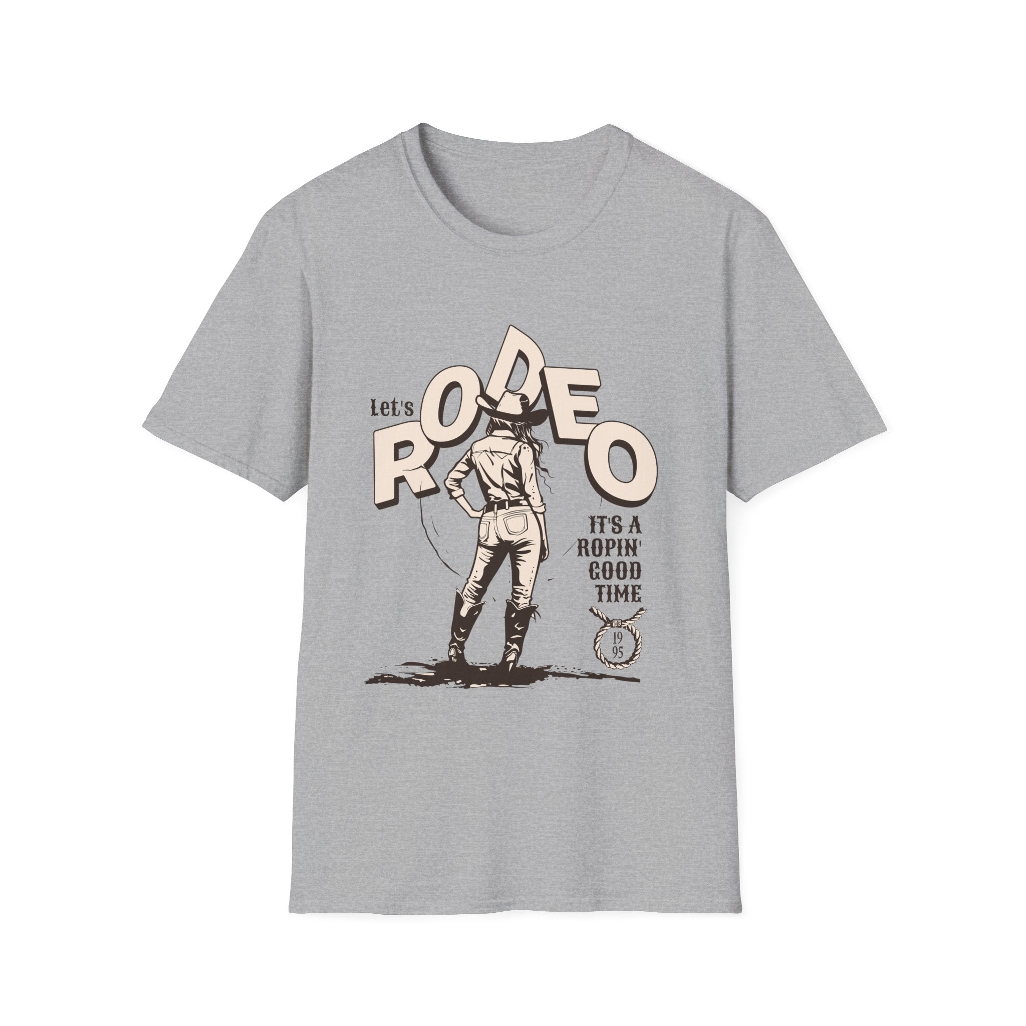 Let's Rodeo Western Cowboy T-Shirt - Style Circus