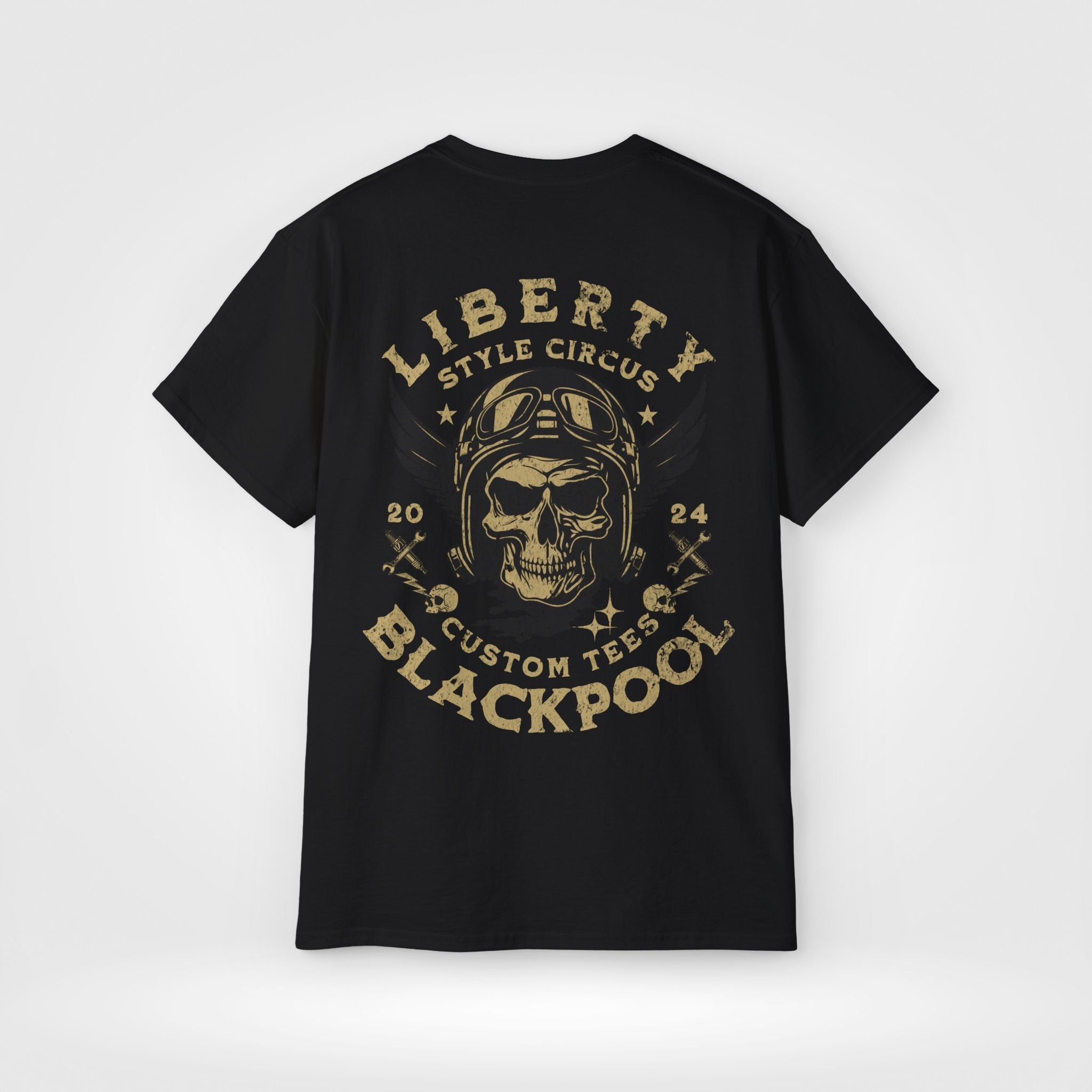 Liberty Blackpool Custom Skull Wear T-Shirt - Style Circus
