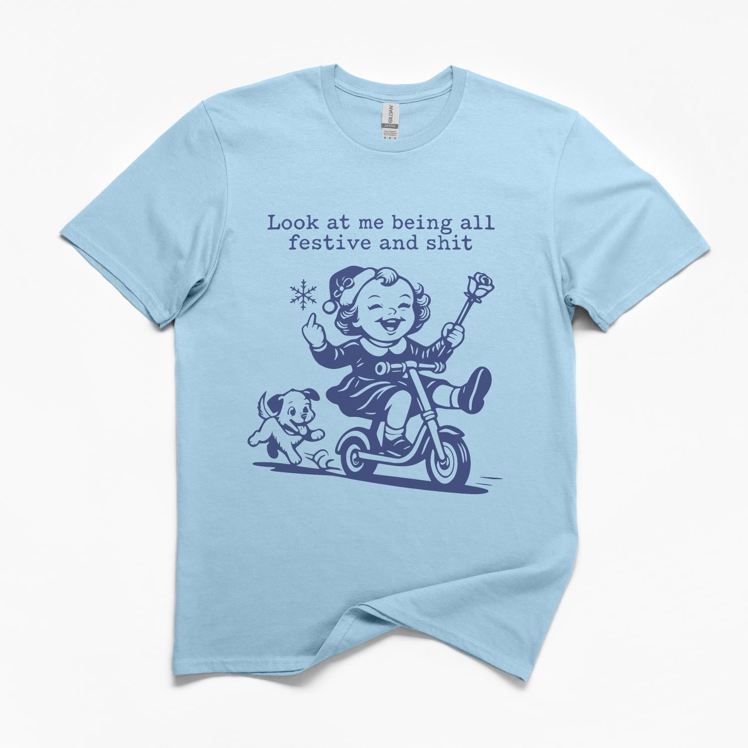 Look at Me Being Festive Girl T-Shirt