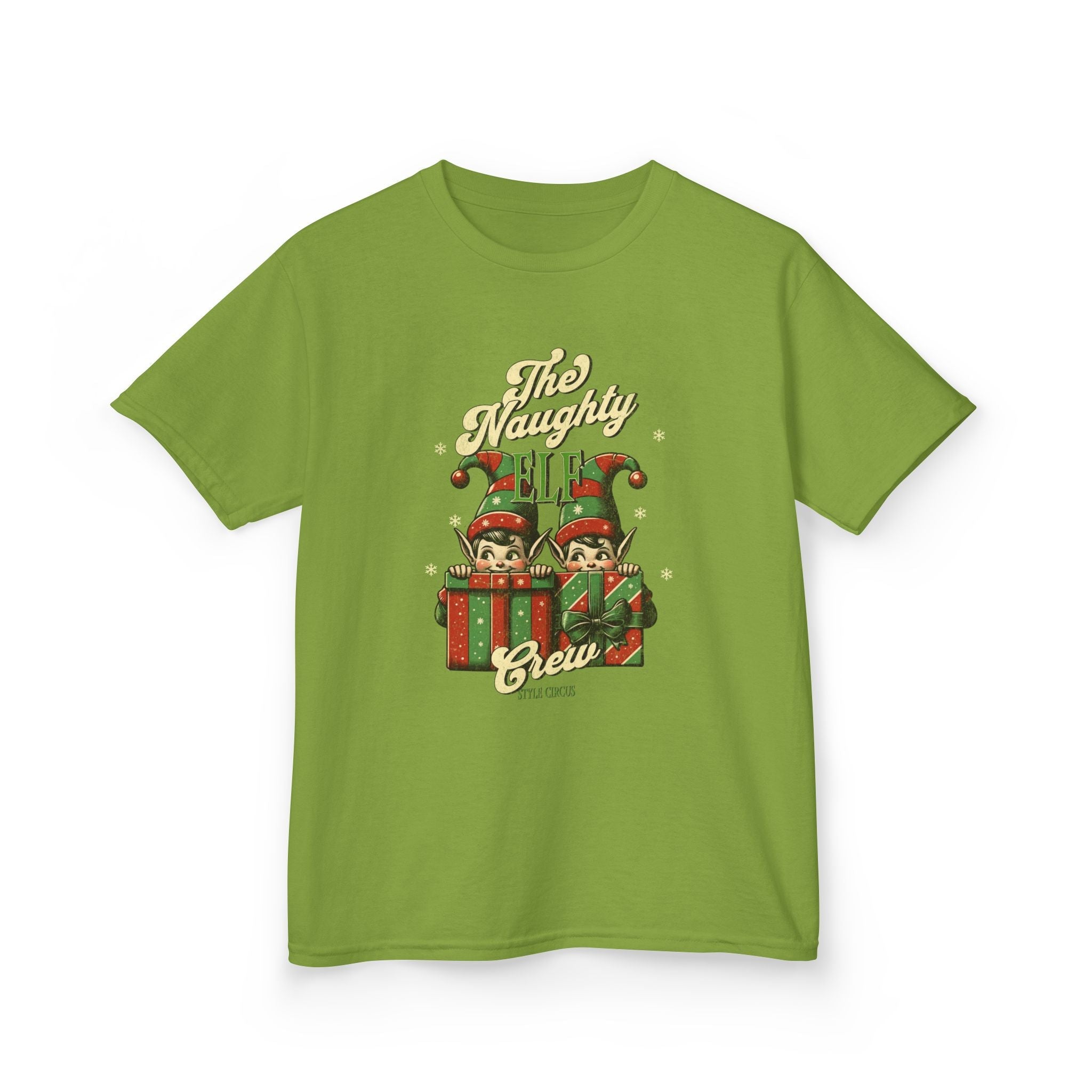 Naughty Elf Crew Kids T-Shirt